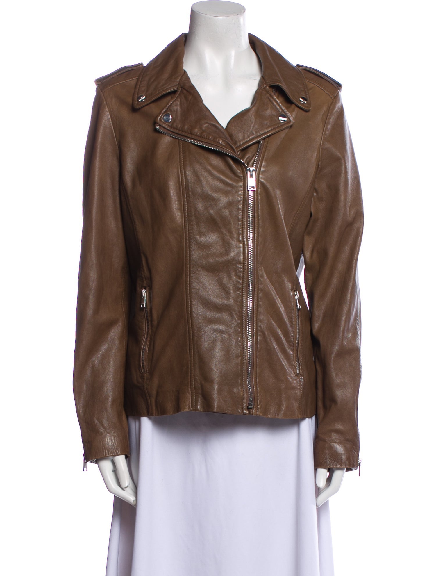 Lamarque Leather Biker Jacket
