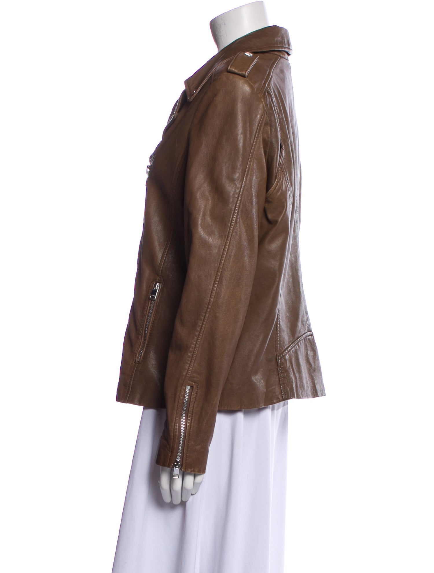 Lamarque Leather Biker Jacket