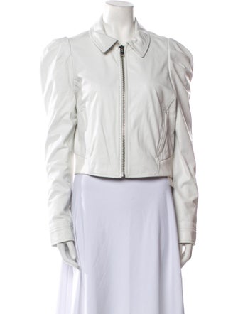 Lamarque Ursula Lamb Leather Biker Jacket