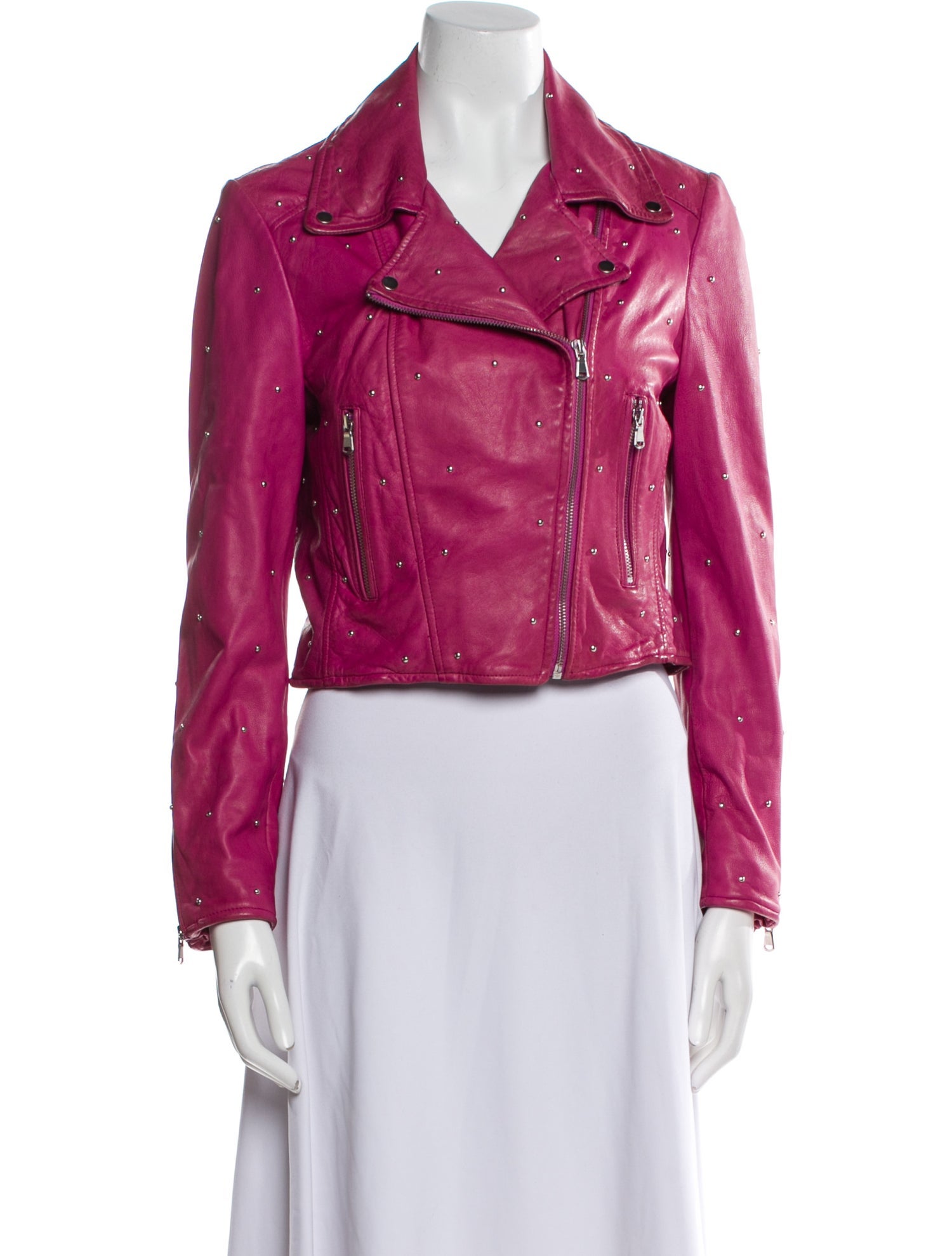 Lamarque Leather Biker Jacket