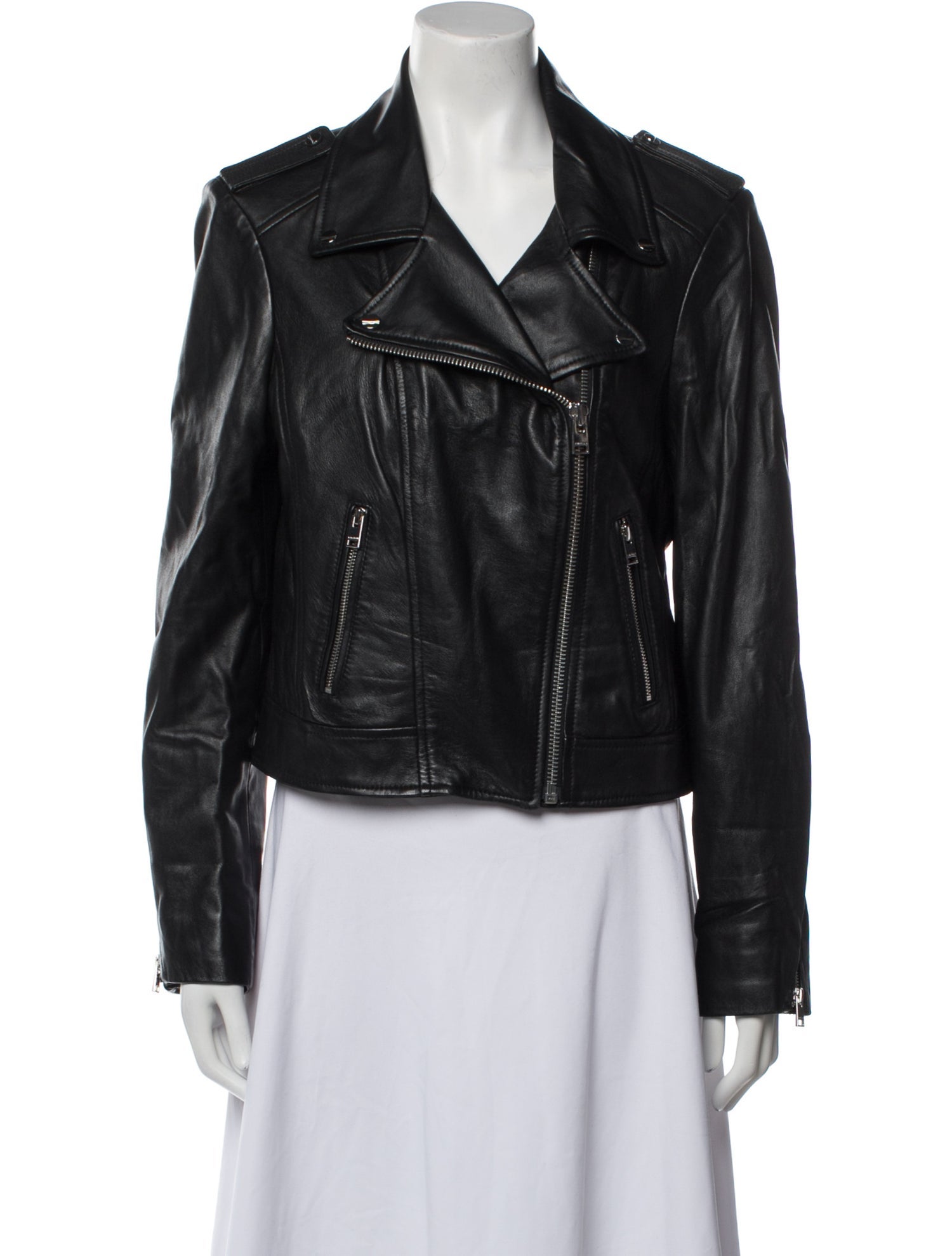 Lamarque Leather Biker Jacket