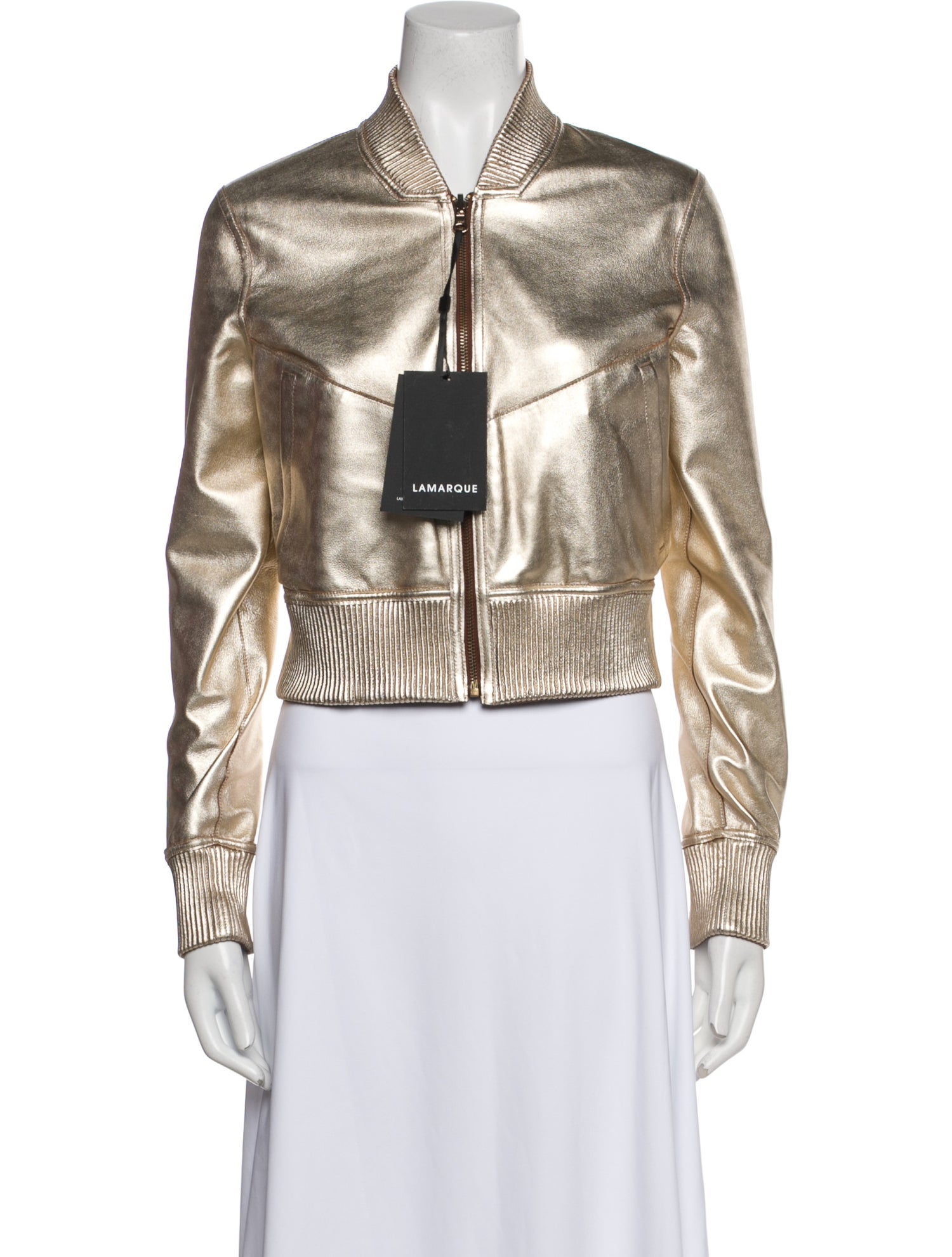 Lamarque Lamb Leather Evening Jacket w/ Tags