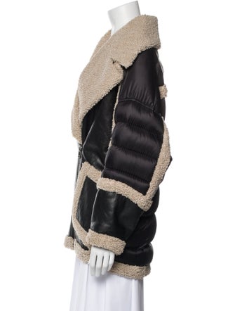 Lamarque Leather Faux Fur Jacket
