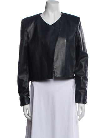 Lamarque Leather Faux Fur Jacket