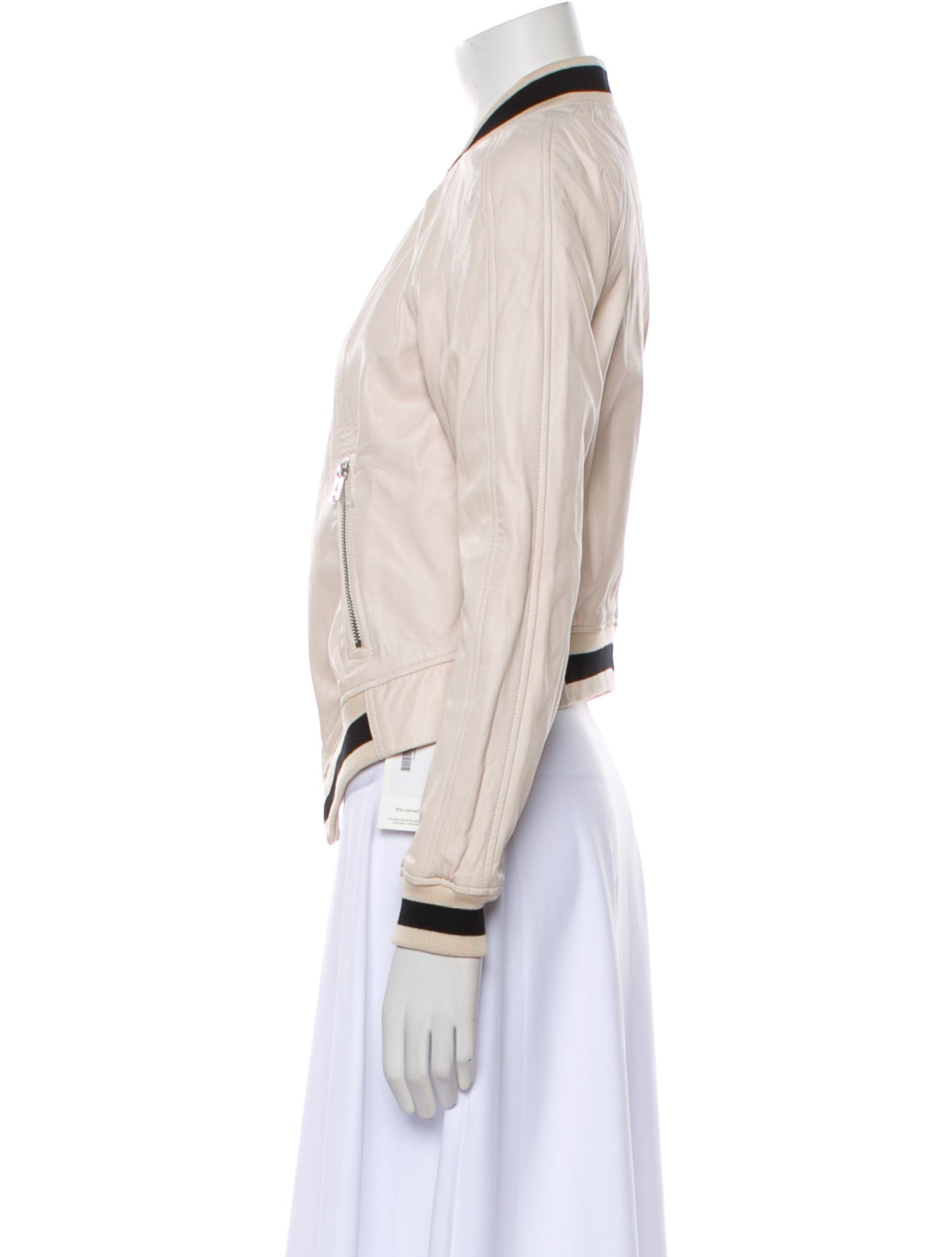 Lamarque Leather Bomber Jacket