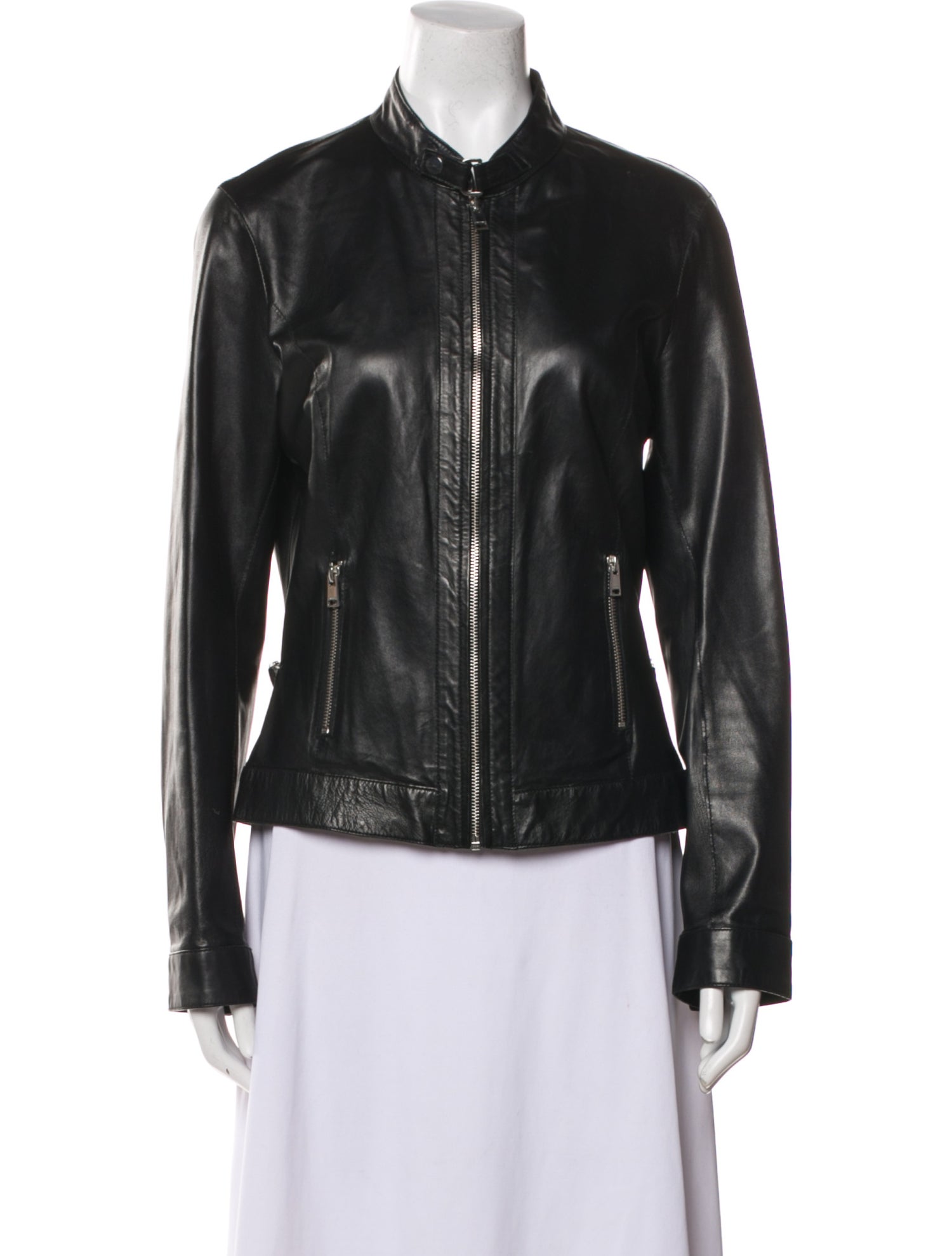Lamarque Leather Biker Jacket