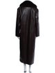 Lamarque Leather Faux Fur Coat