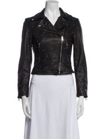 Lamarque Leather Biker Jacket