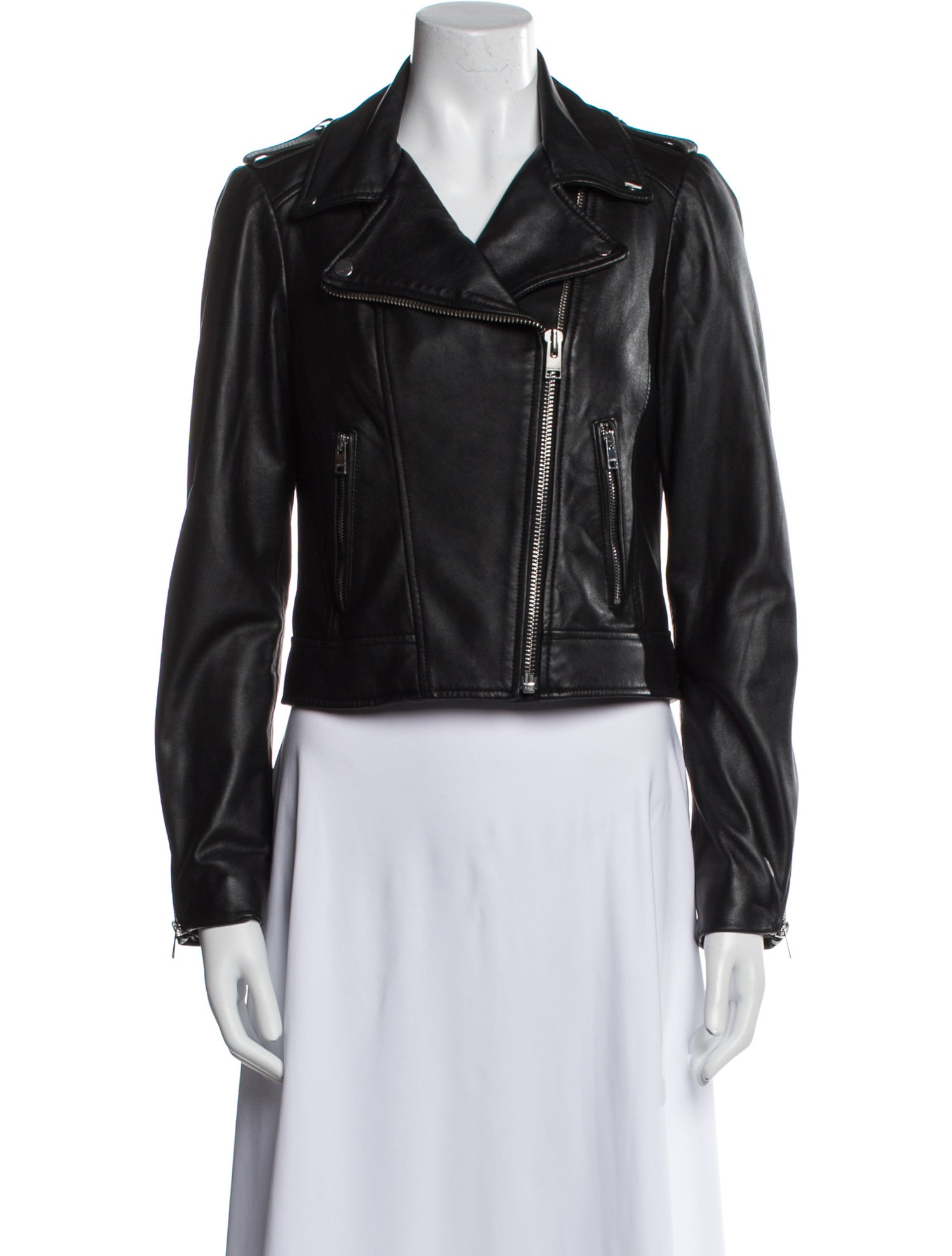 Lamarque Leather Biker Jacket