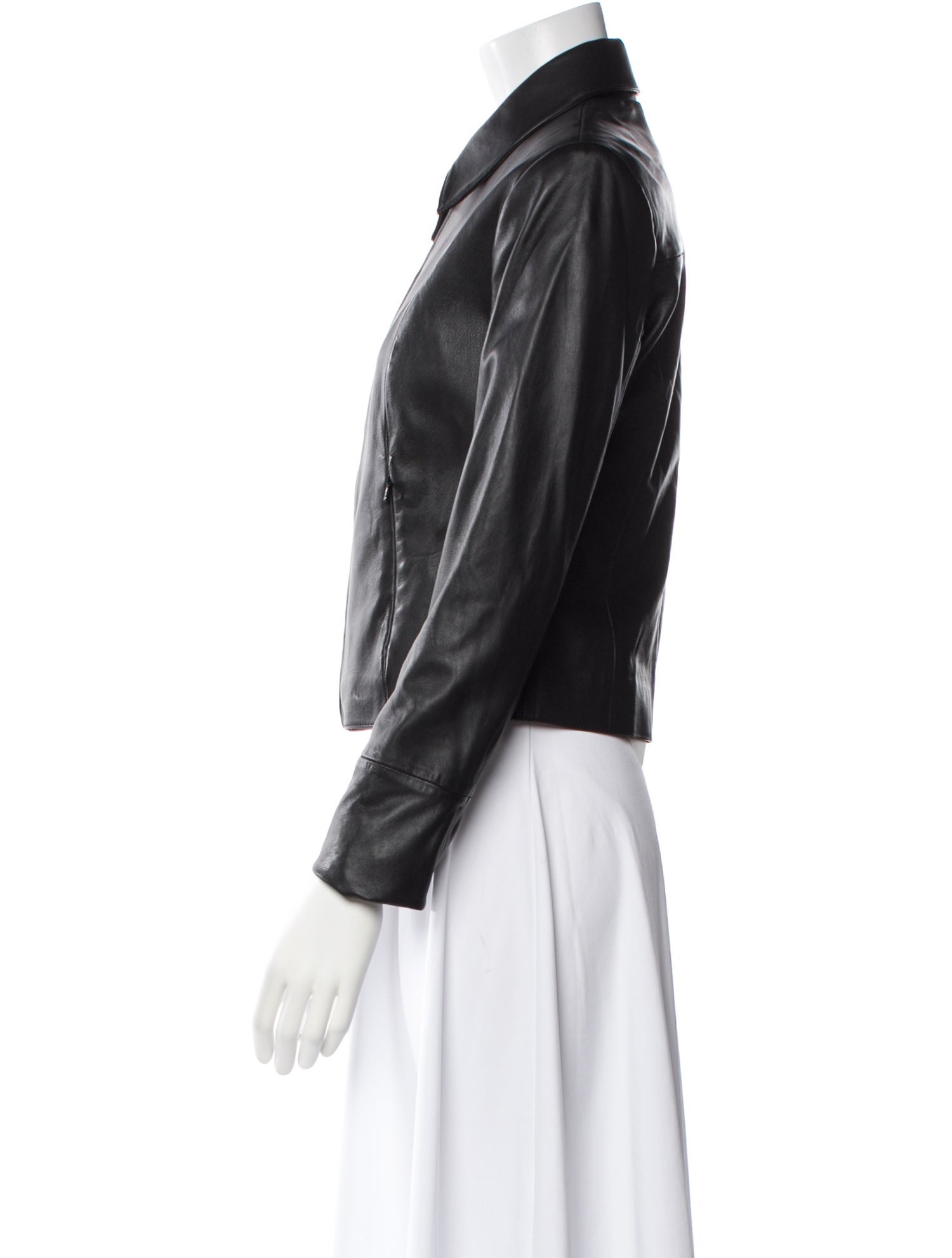 Lamarque Lamb Leather Biker Jacket