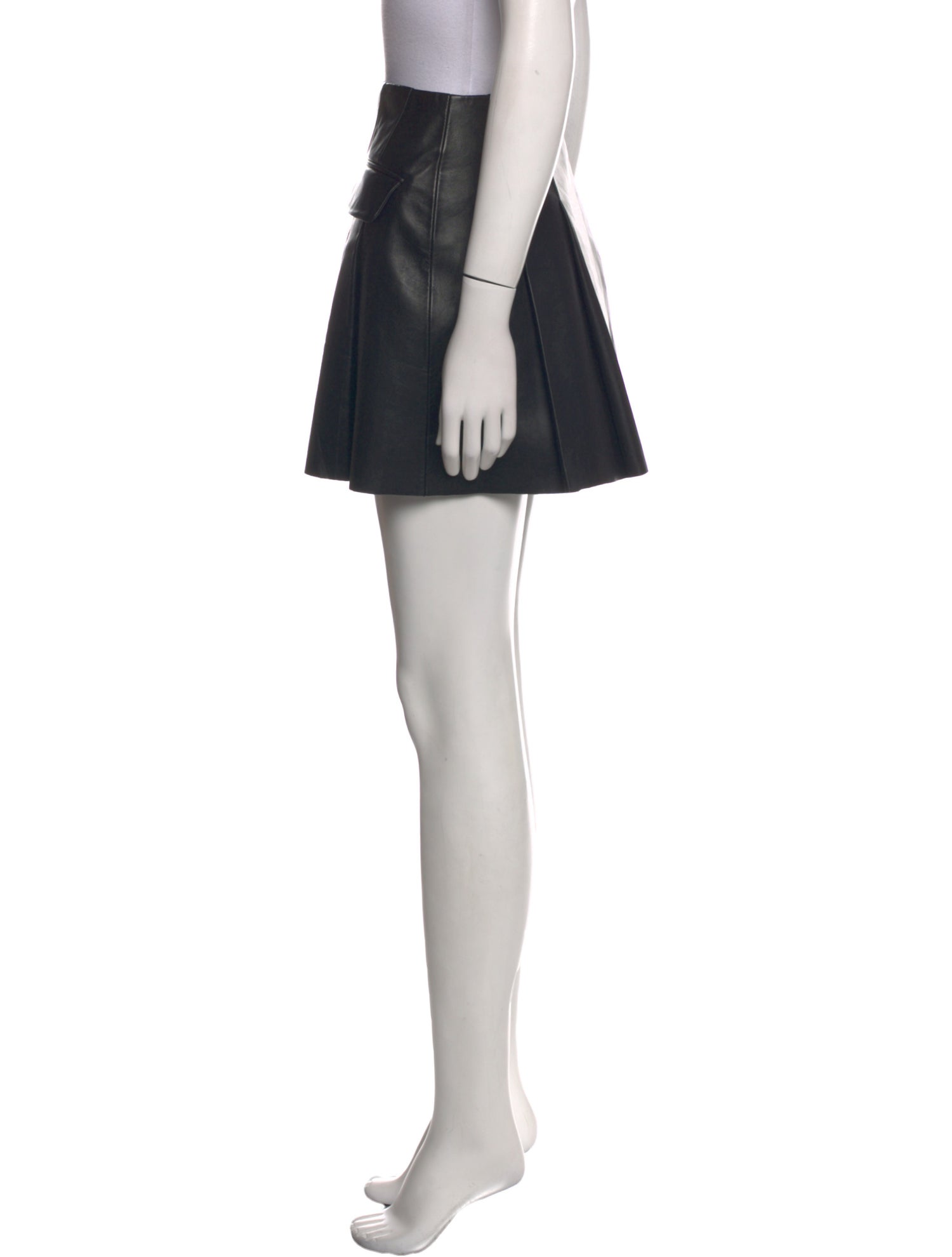 Lamarque Leather Mini Skirt