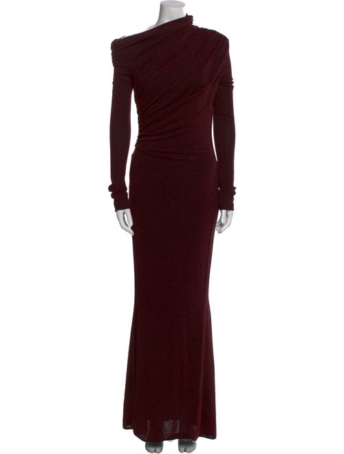 Lamarque Mock Neck Long Dress