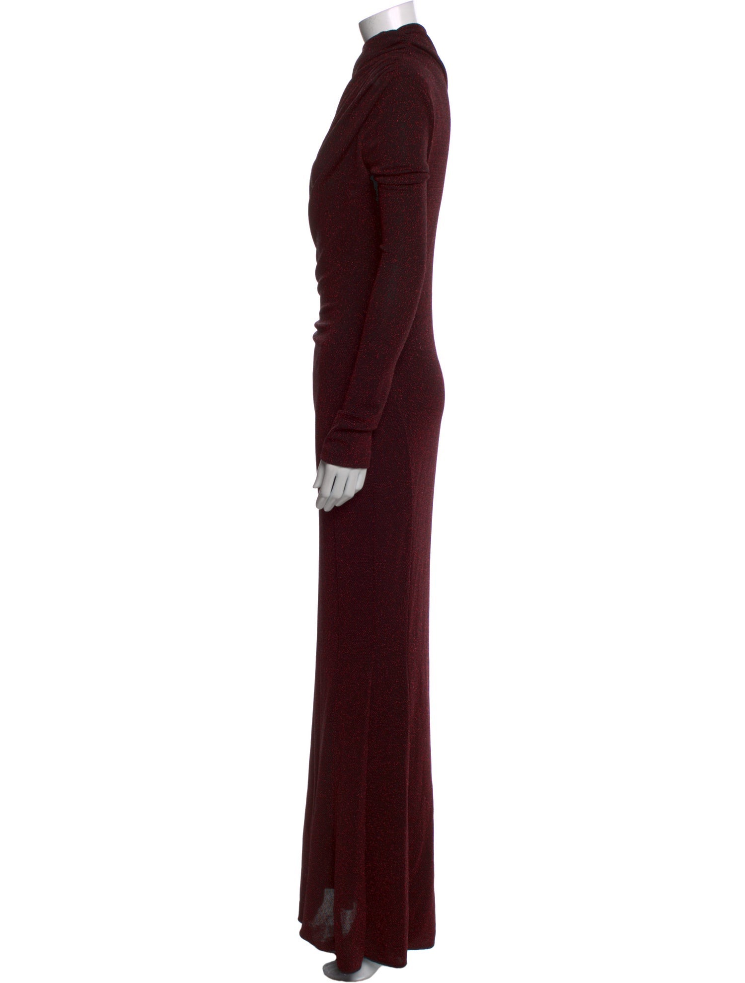 Lamarque Mock Neck Long Dress