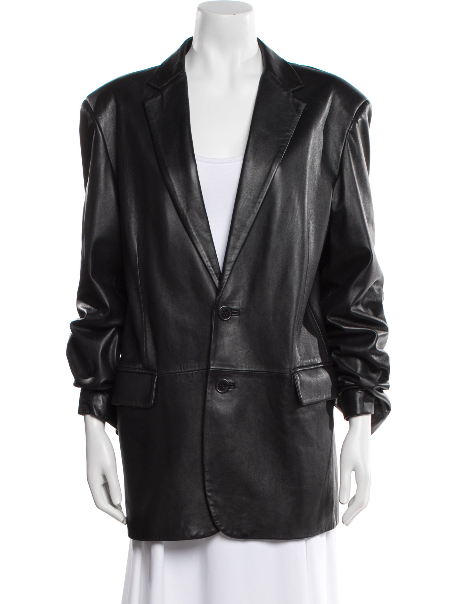 Lamarque Lamb Leather Coat