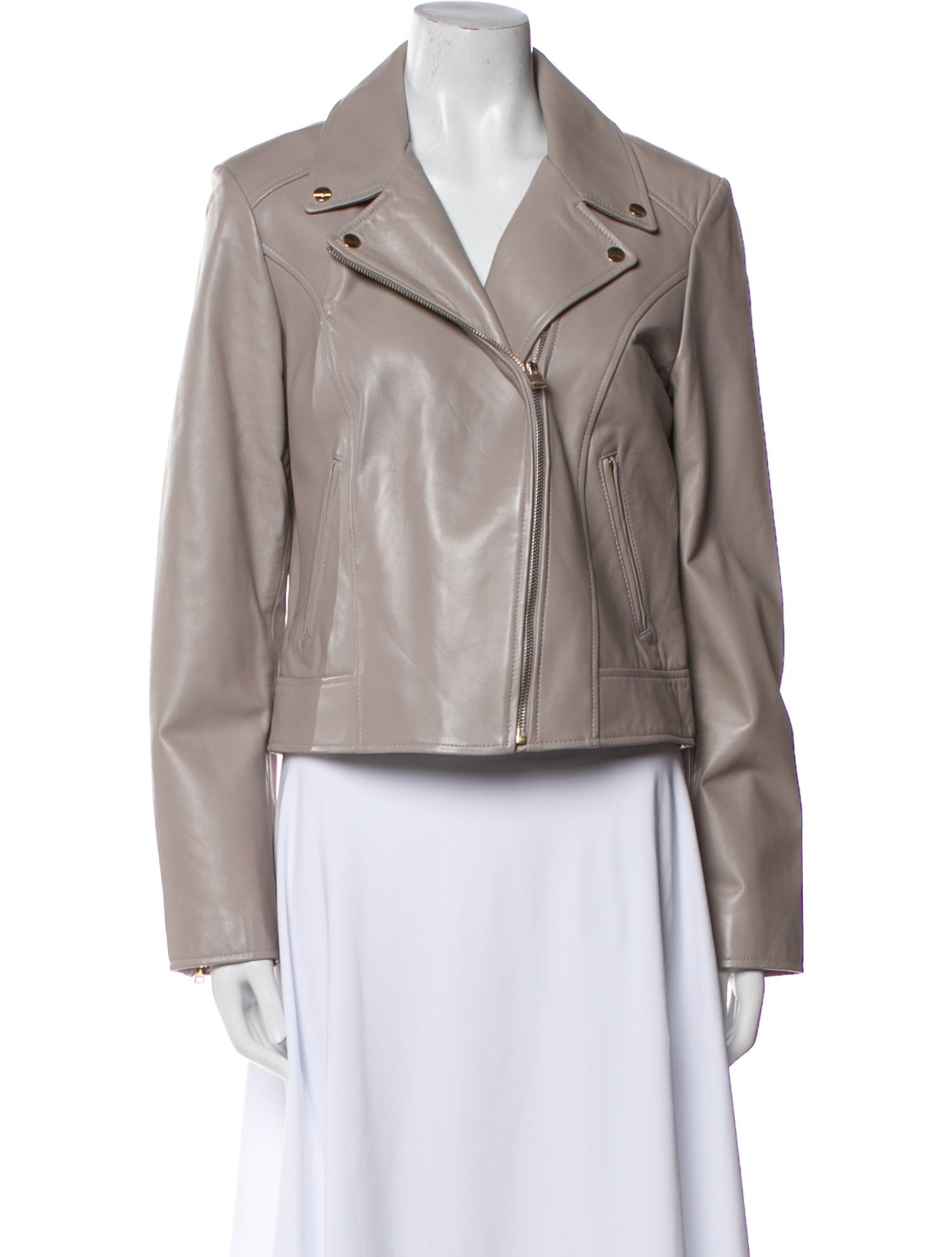 Lamarque Leather Biker Jacket w/ Tags