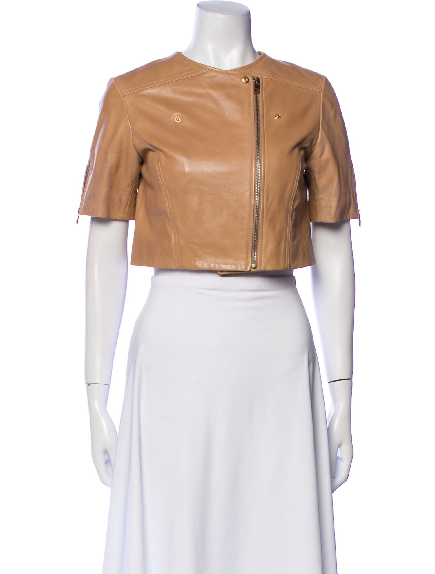 Lamarque Lamb Leather Biker Jacket