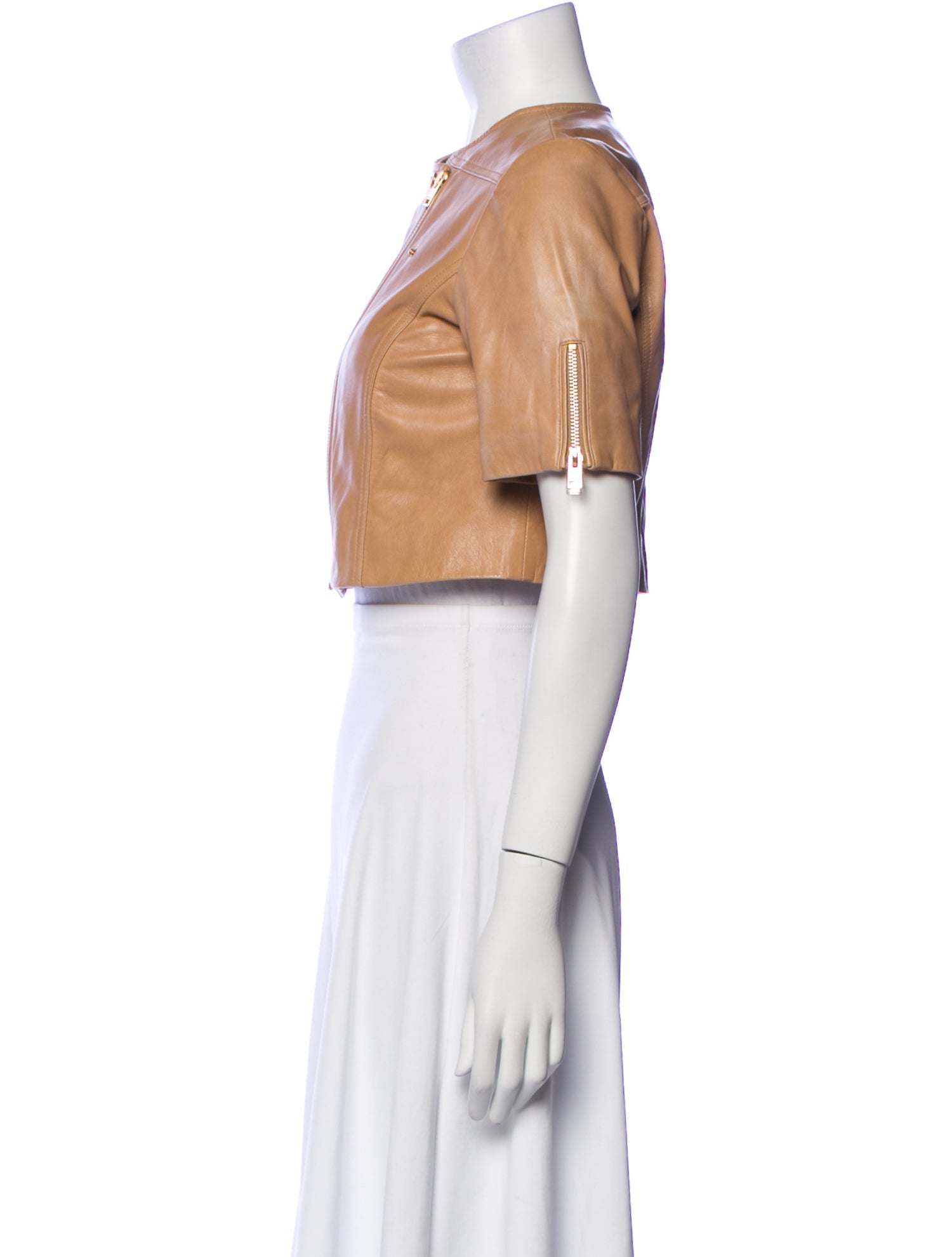 Lamarque Lamb Leather Biker Jacket