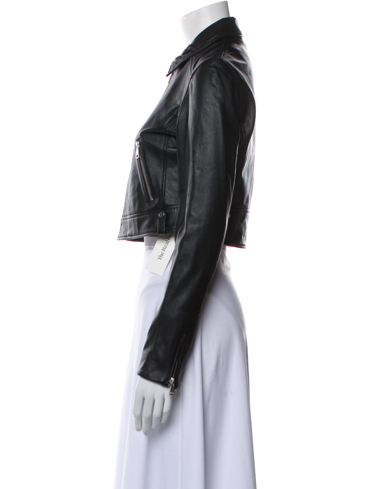 Lamarque Lamb Leather Biker Jacket