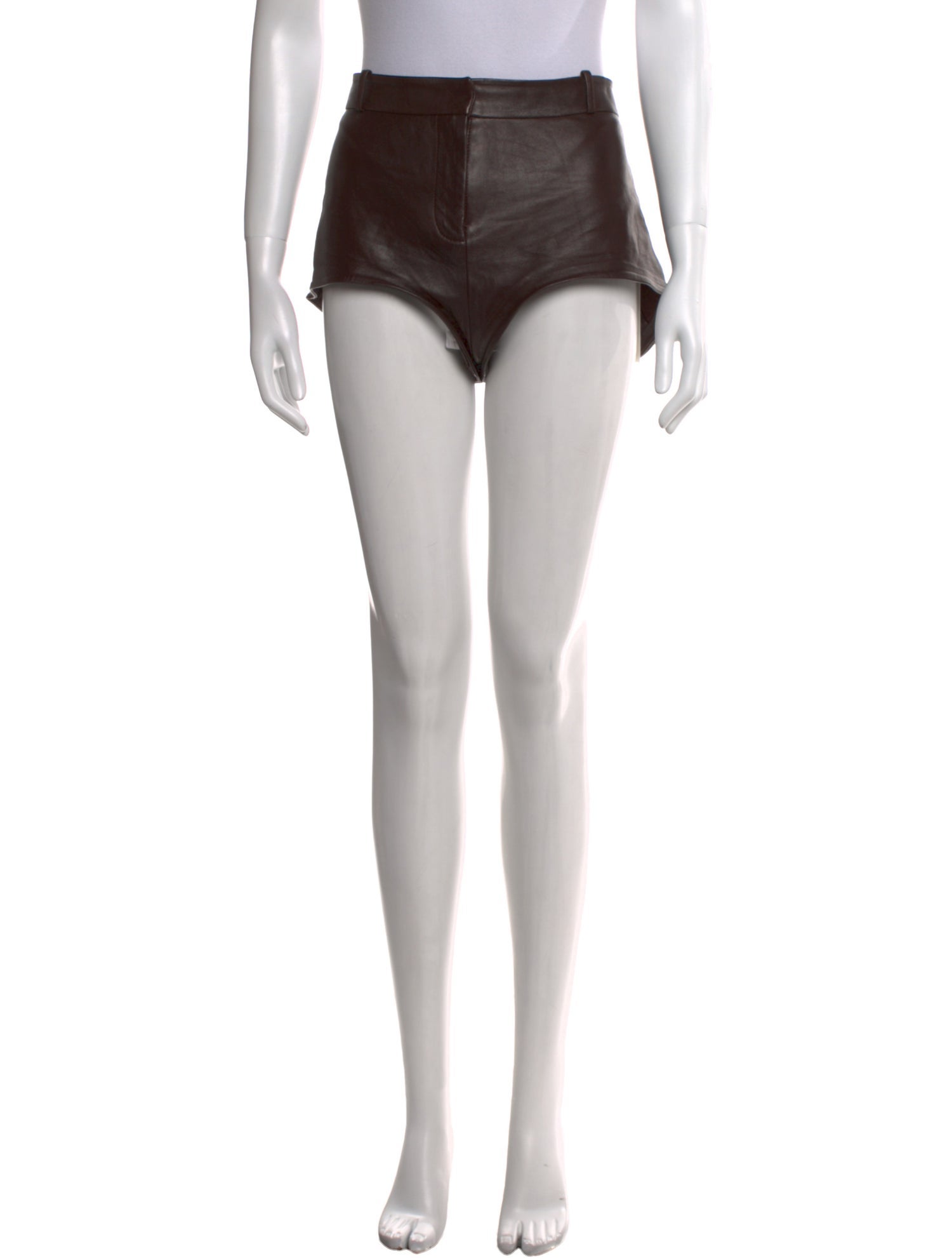 Lamarque Leather Mini Shorts