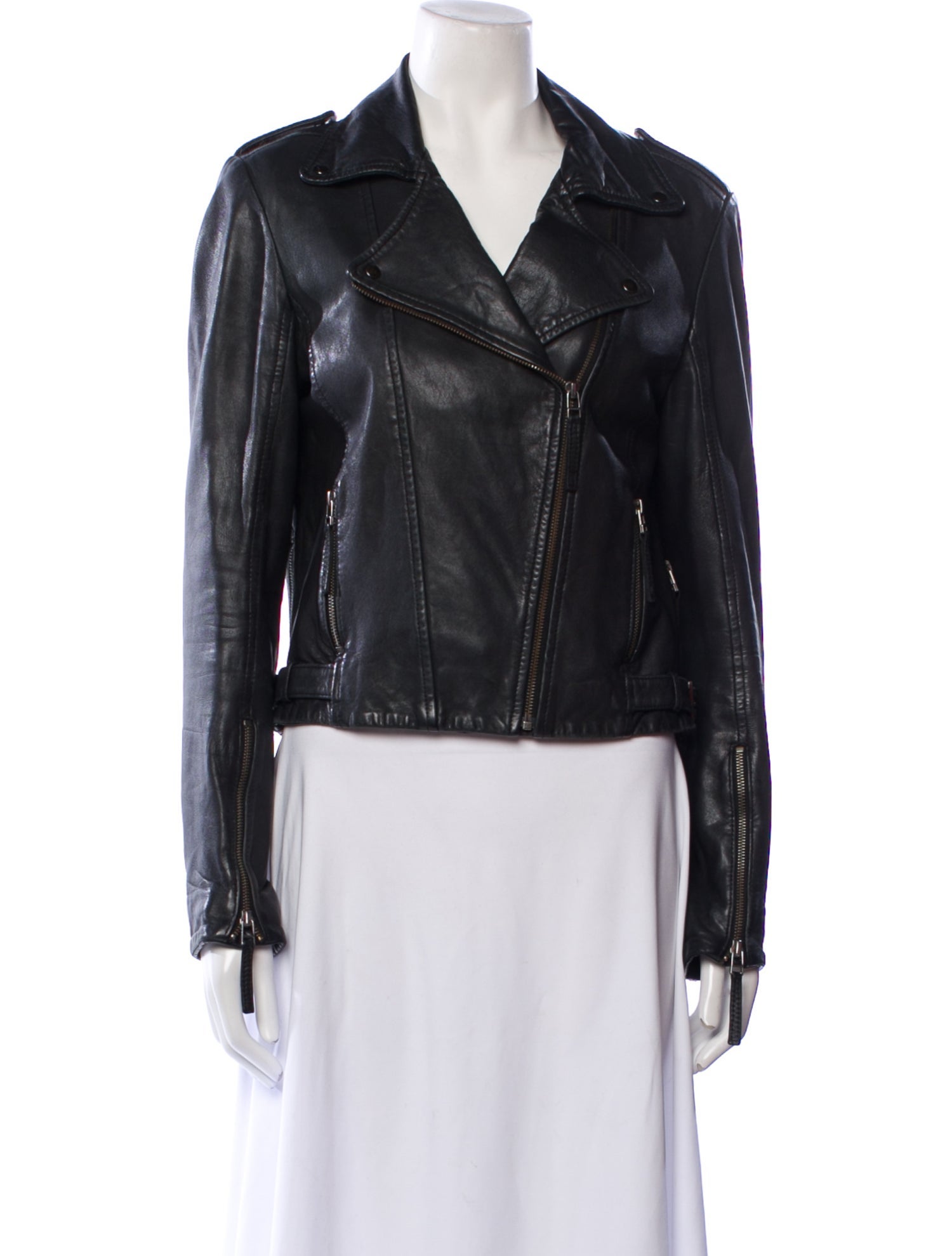 Lamarque Leather Biker Jacket