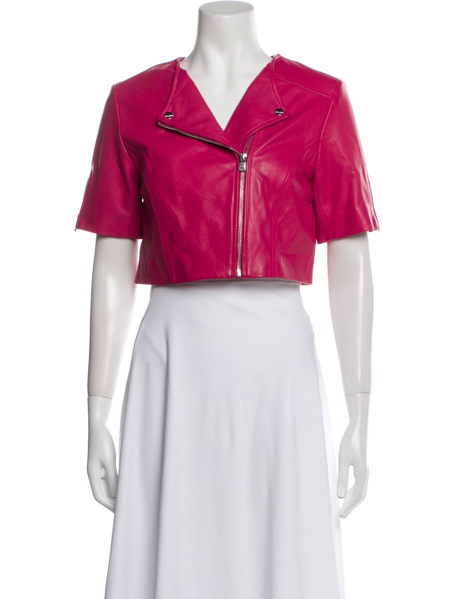 Lamarque Lamb Leather Bolero w/ Tags