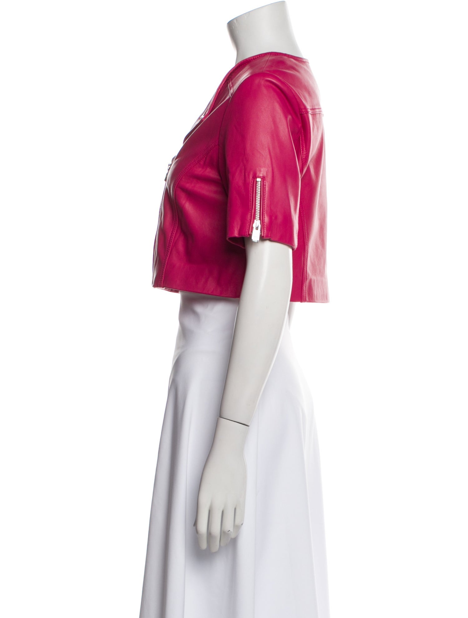 Lamarque Lamb Leather Bolero w/ Tags