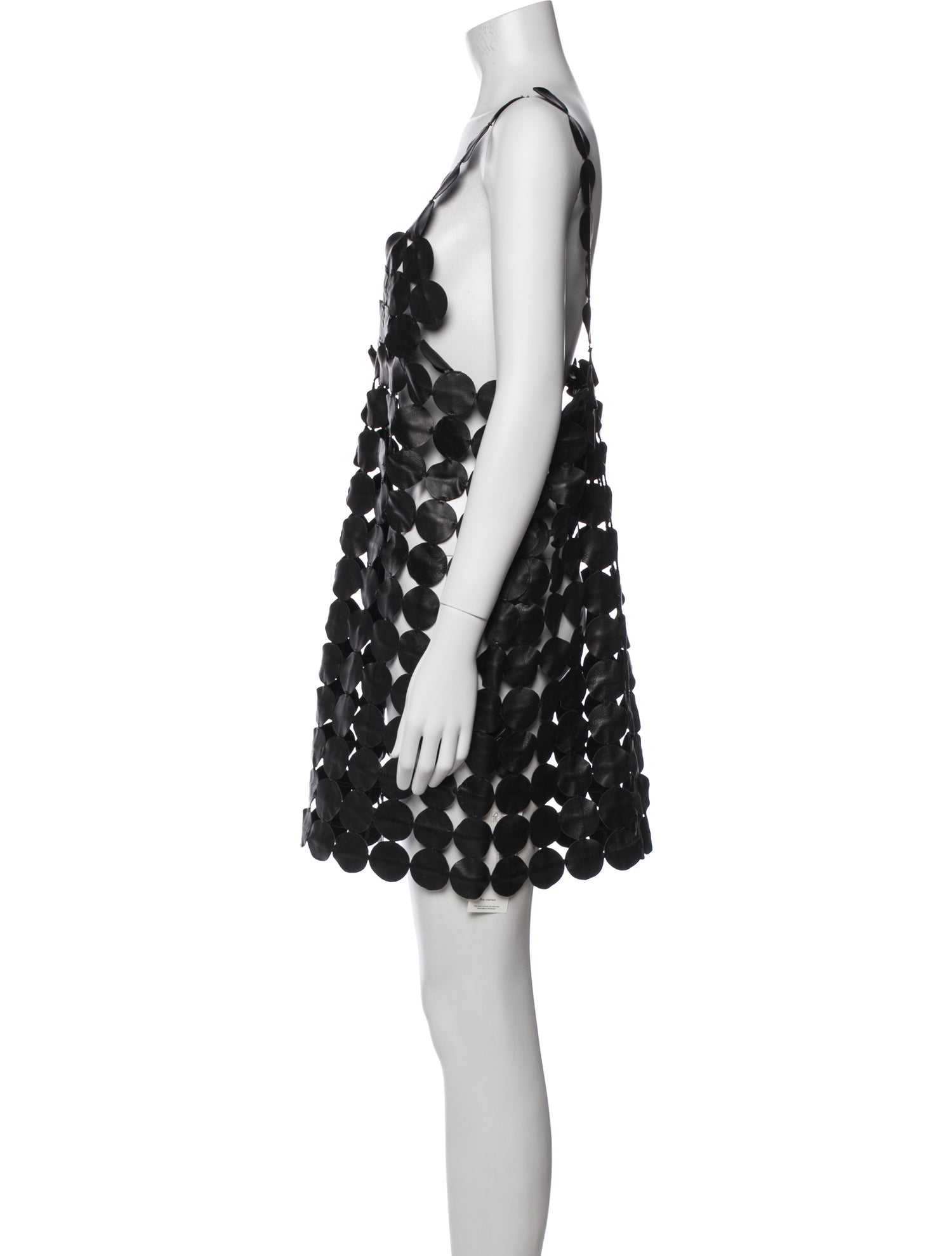 Lamarque Lamb Leather Mini Dress w/ Tags