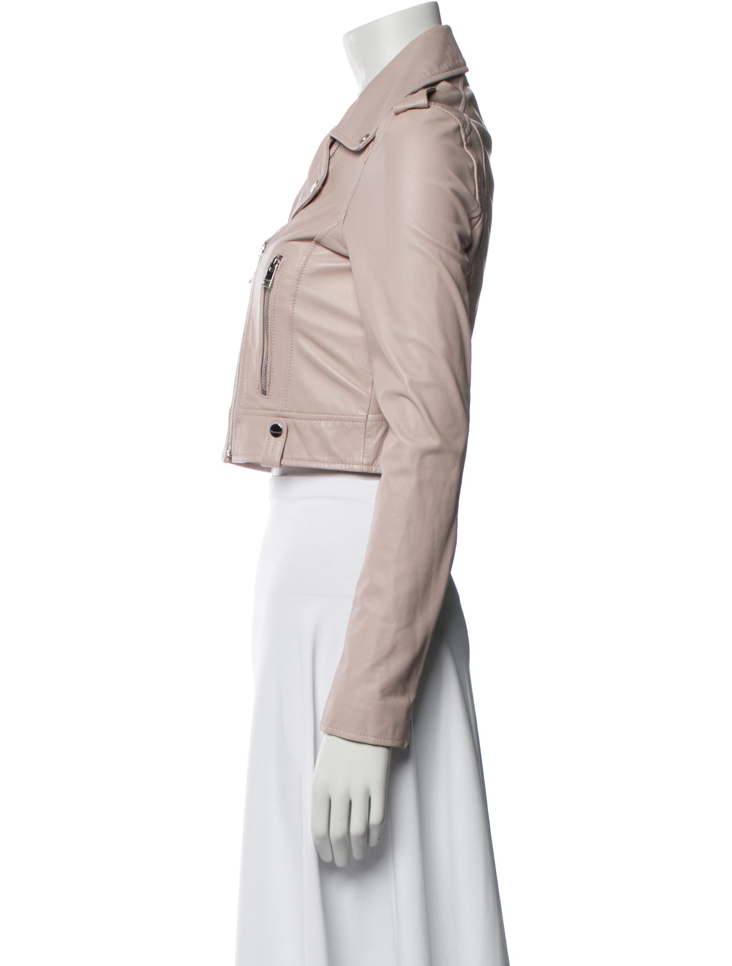 Lamarque Lamb Leather Biker Jacket