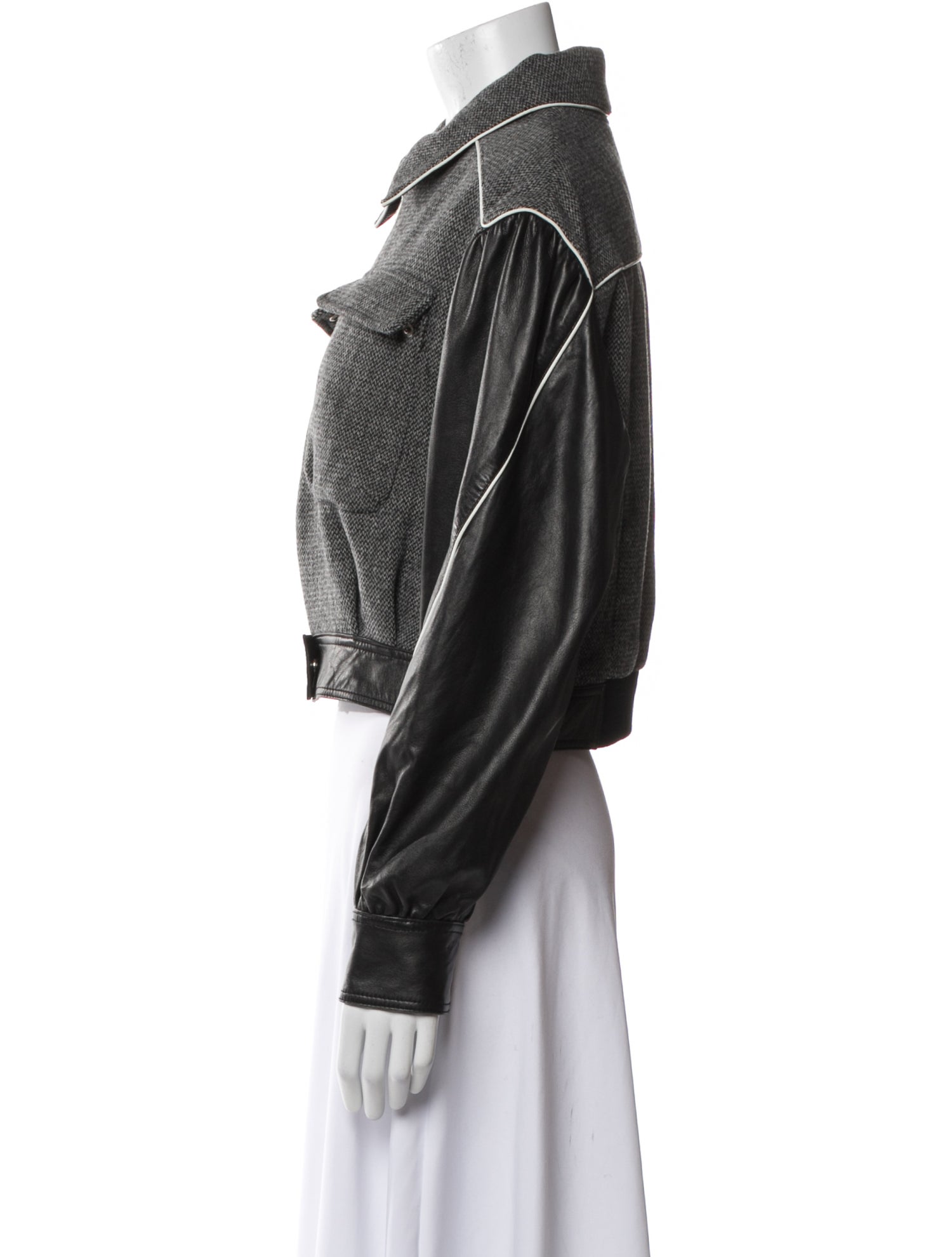 Lamarque Wool Biker Jacket