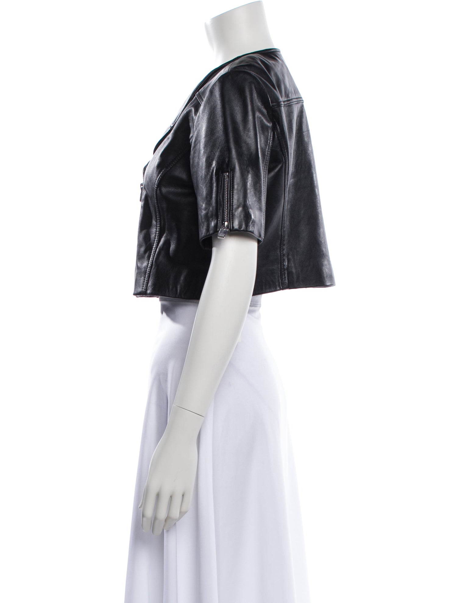 Lamarque Lamb Leather Bolero