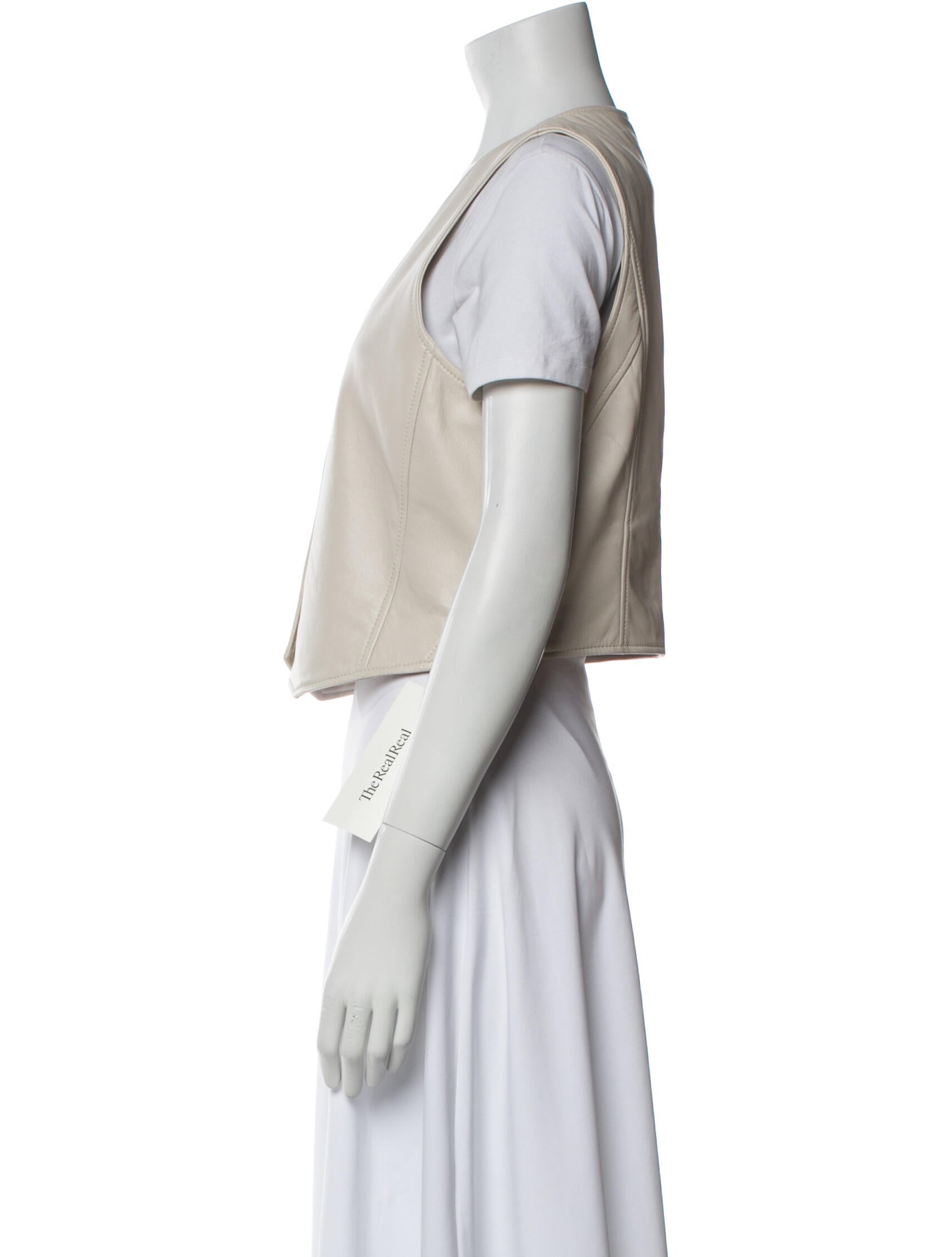 Lamarque Lamb Leather Vest