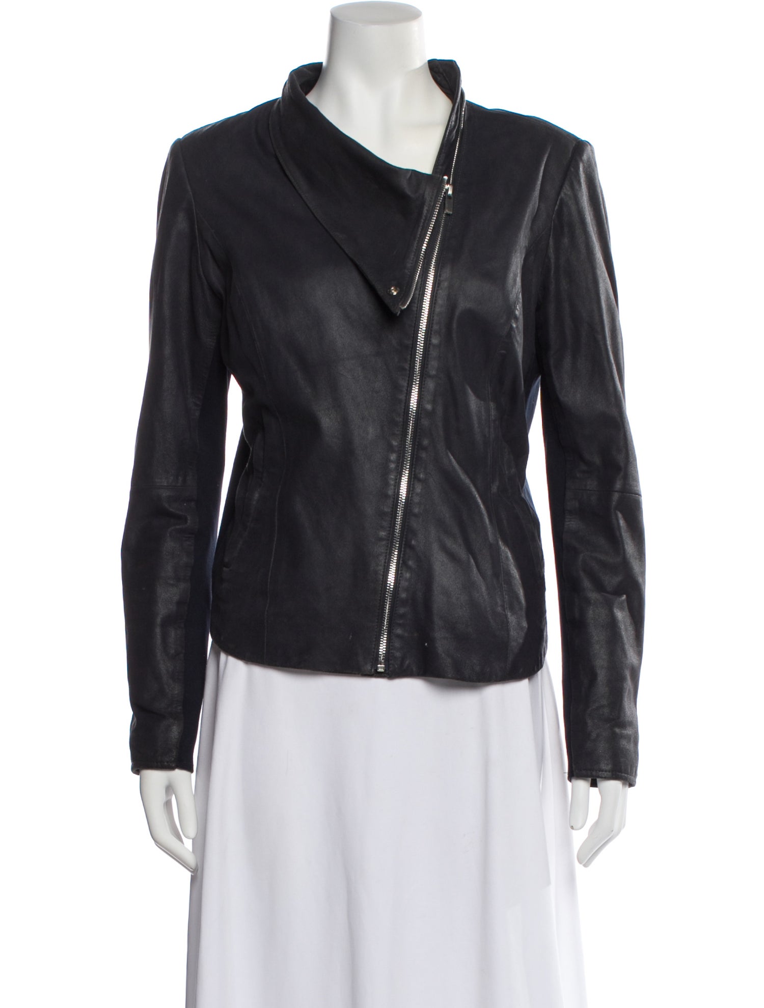Lamarque Leather Biker Jacket