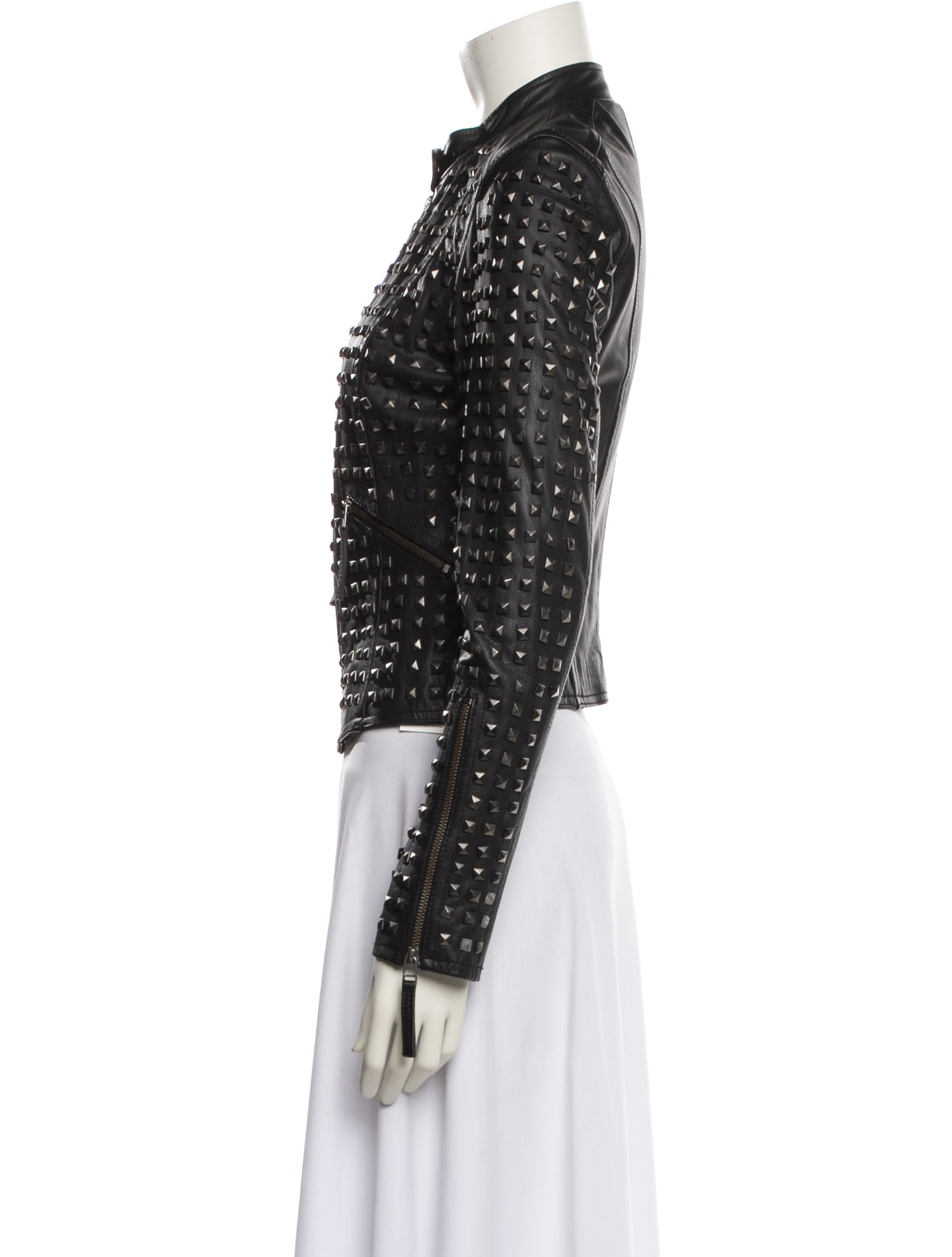 Lamarque Leather Patterned Evening Jacket