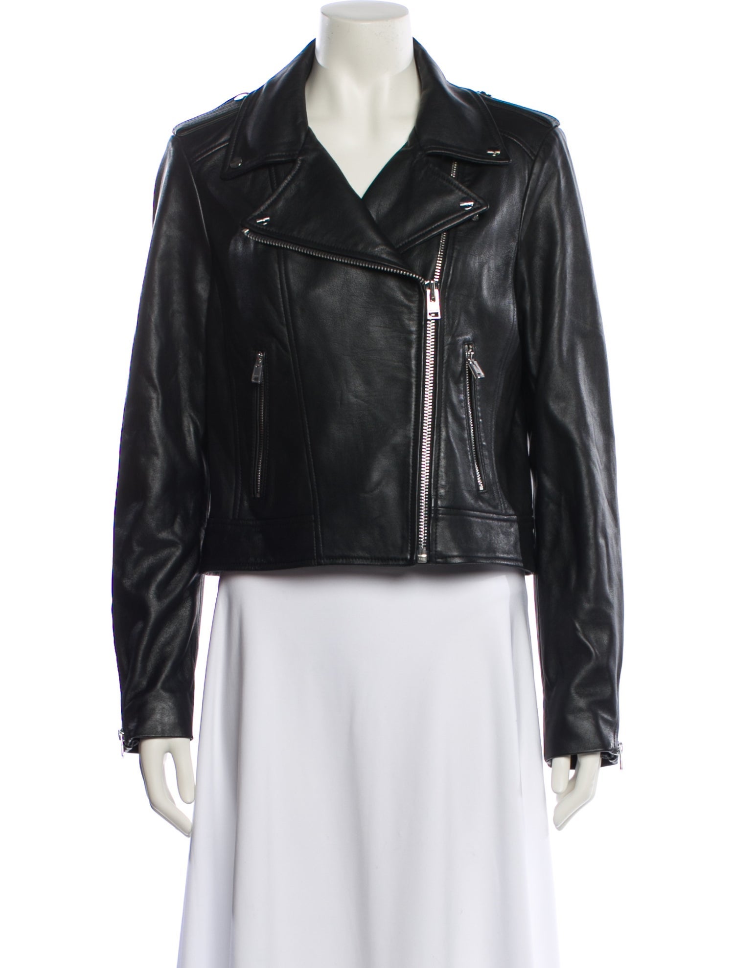 Lamarque Leather Biker Jacket w/ Tags