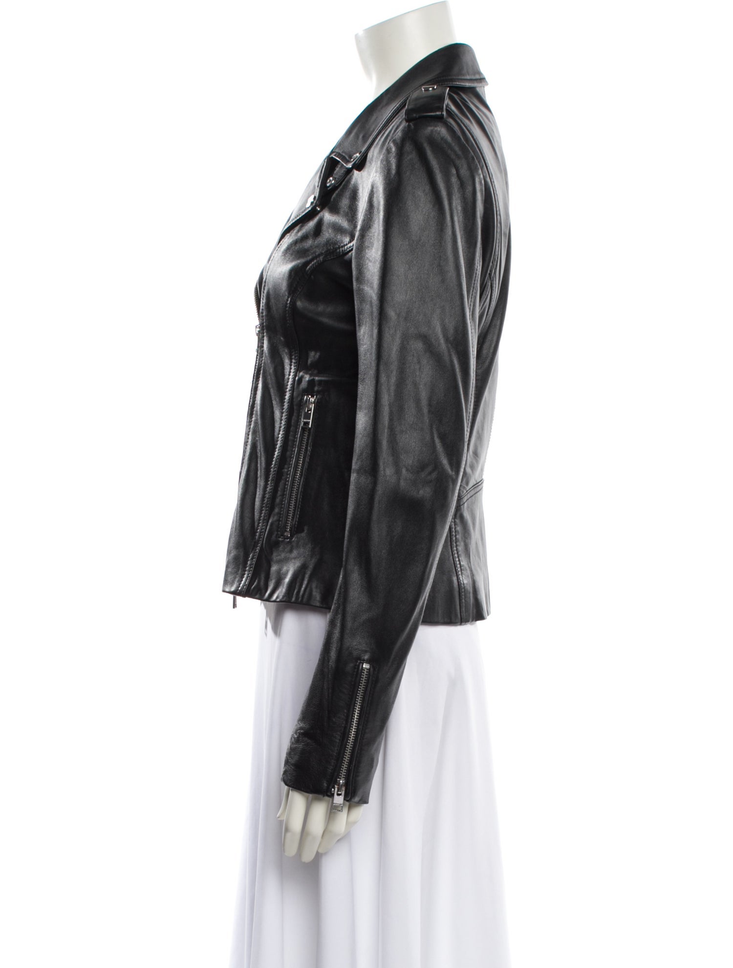 Lamarque Leather Biker Jacket