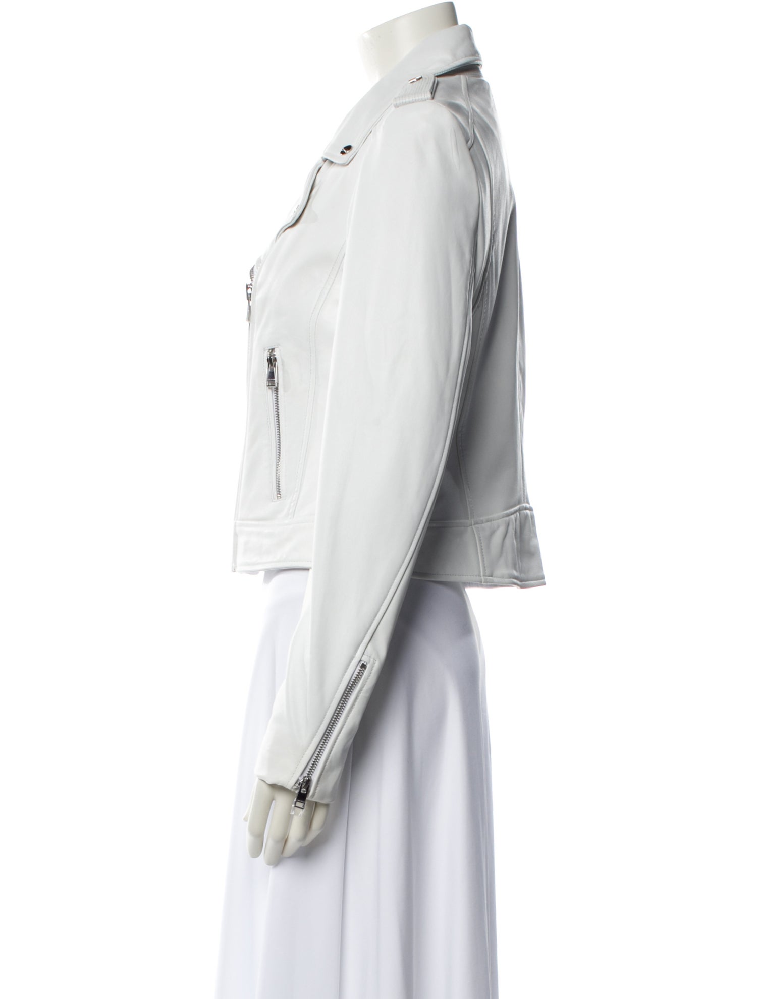 Lamarque Lamb Leather Biker Jacket