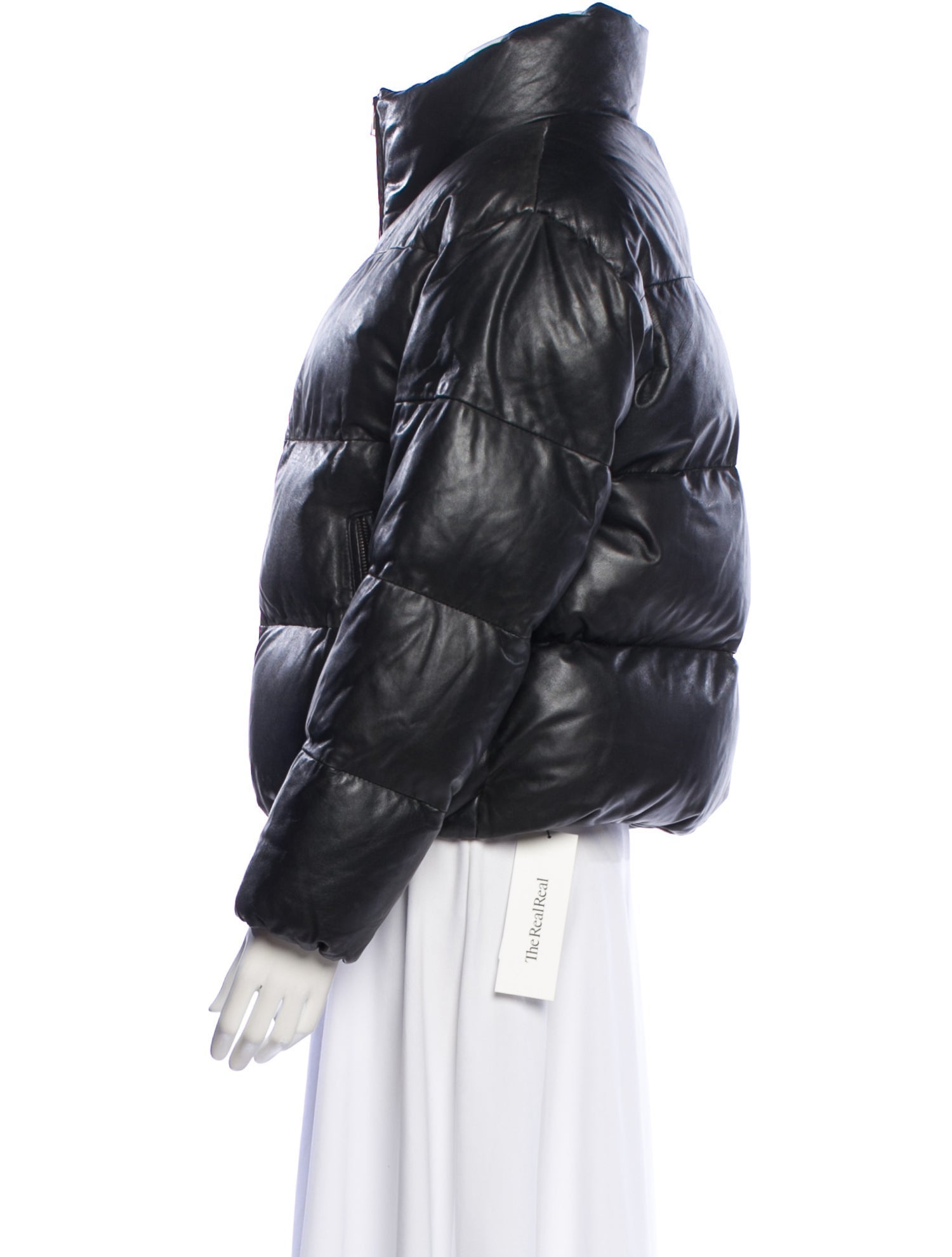 Lamarque Lamb Leather Bomber Jacket