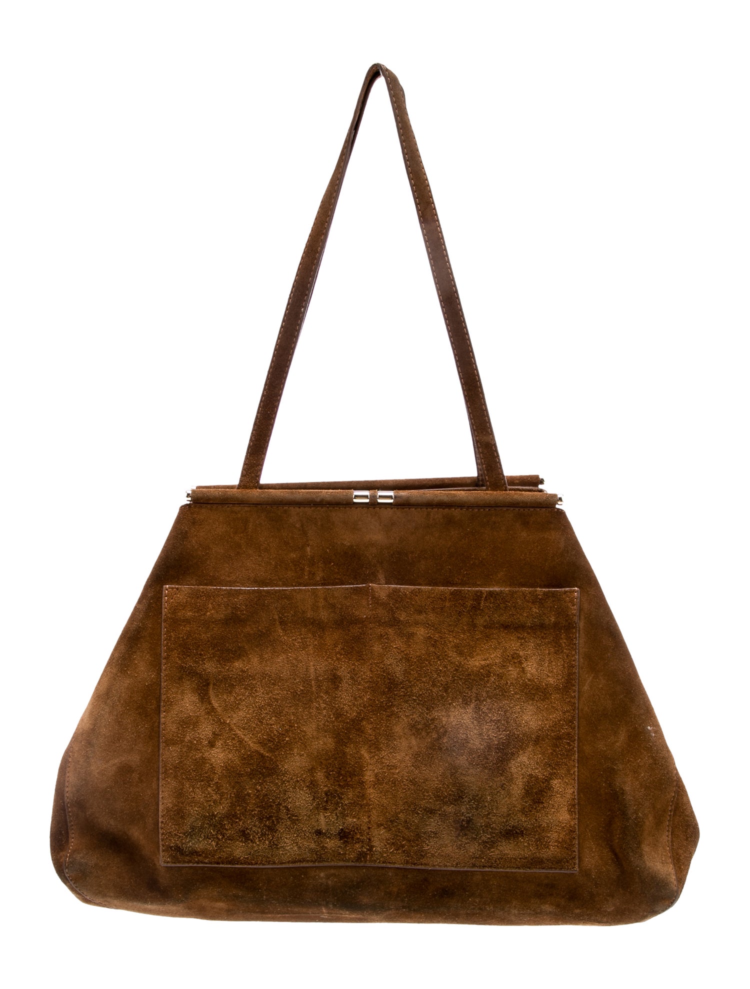 La Maille Sezane Leather tote bag