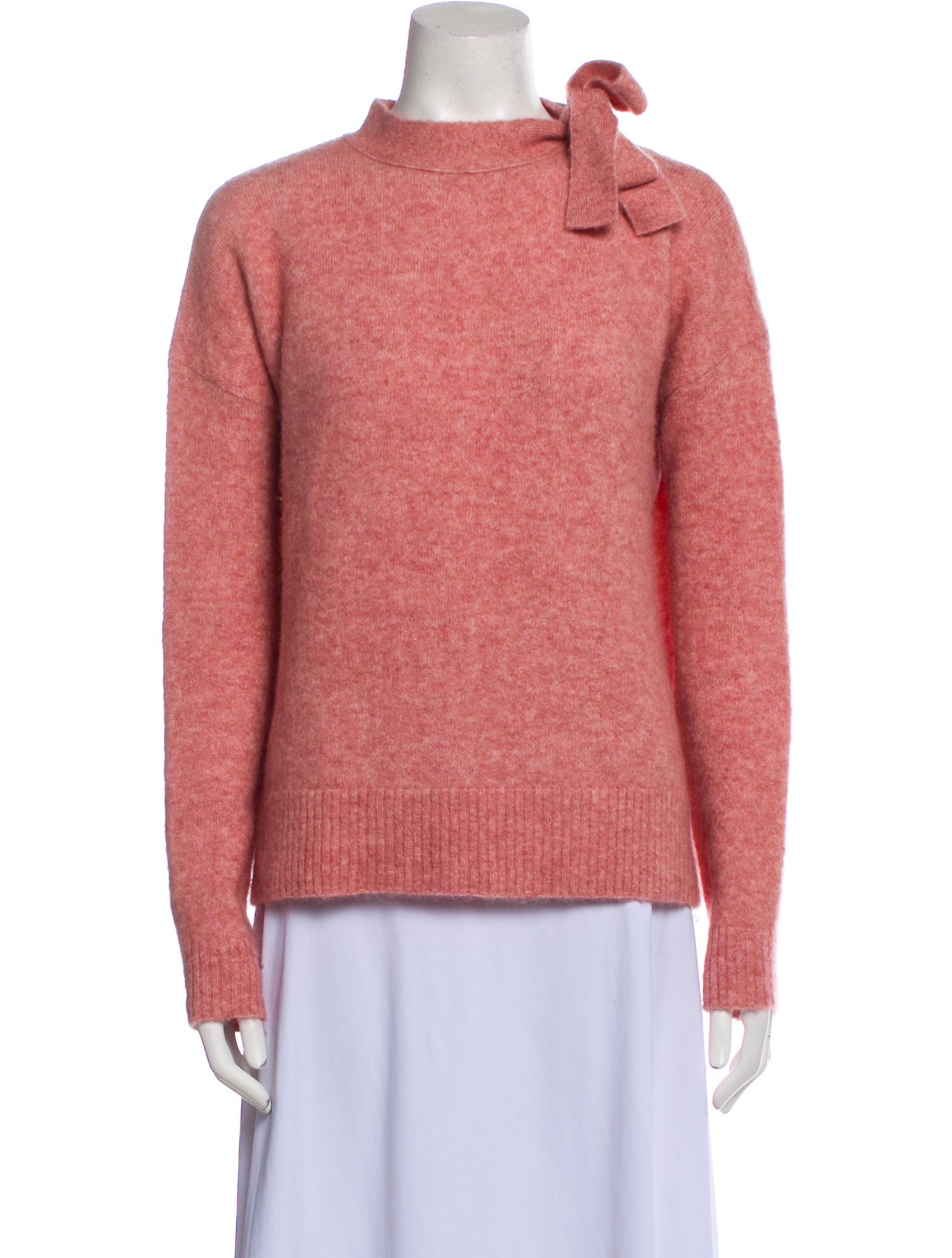 La Maille Sezane Mock Neck Sweater