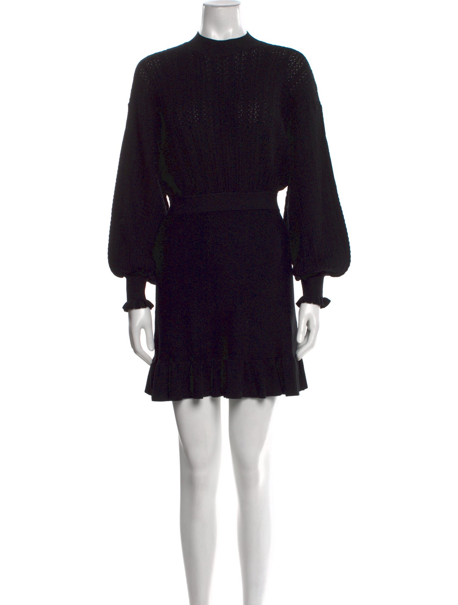 La Maille Sezane Printed Mini Dress