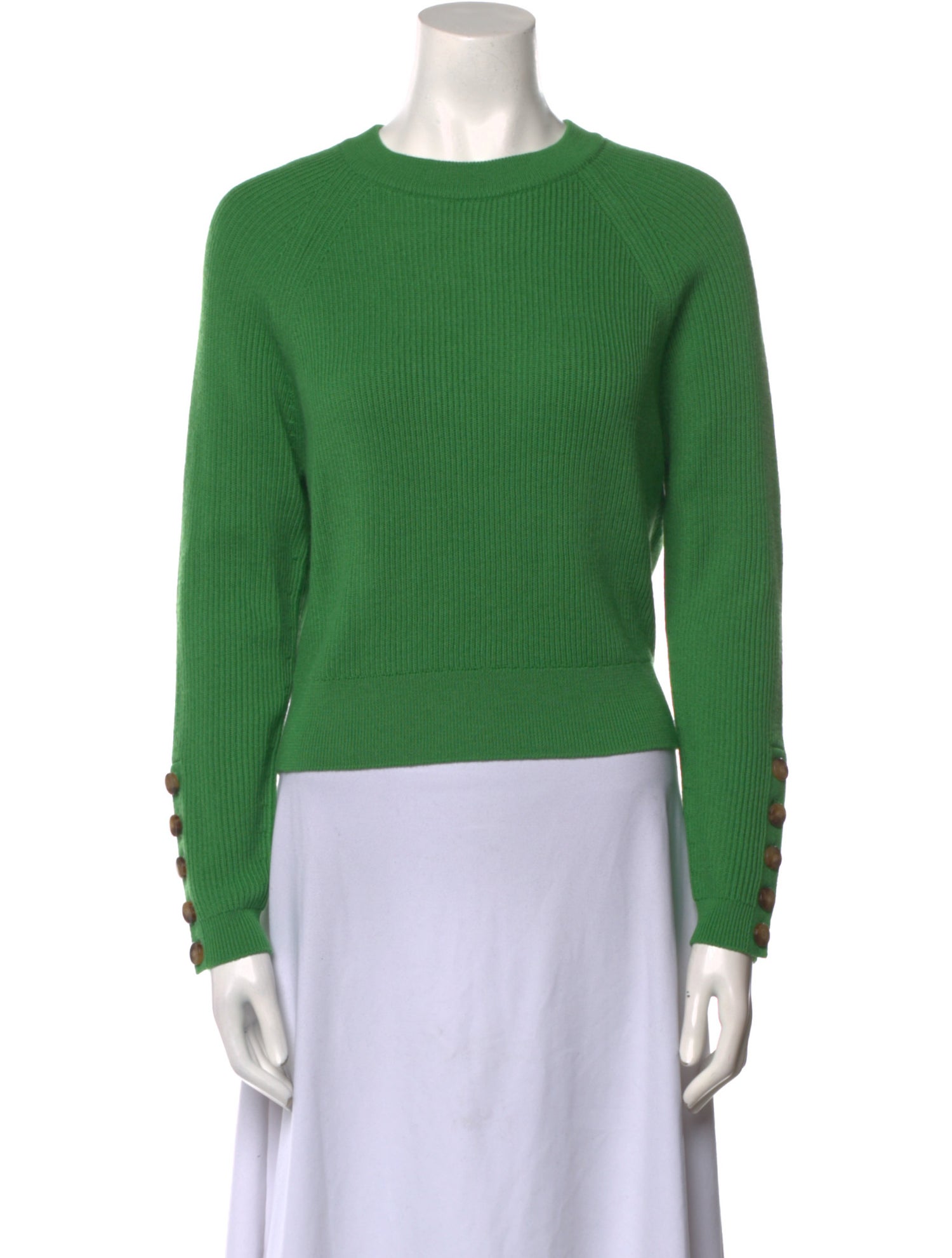 La Maille Sezane Merino Wool Crew Neck Sweater