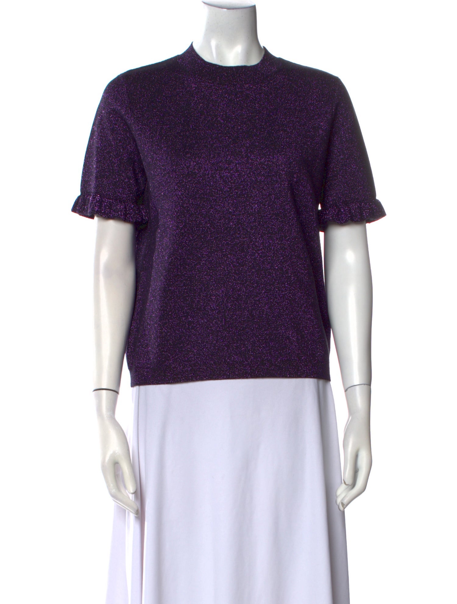 La Maille Sezane Crew Neck Short Sleeve Top w/ Tags