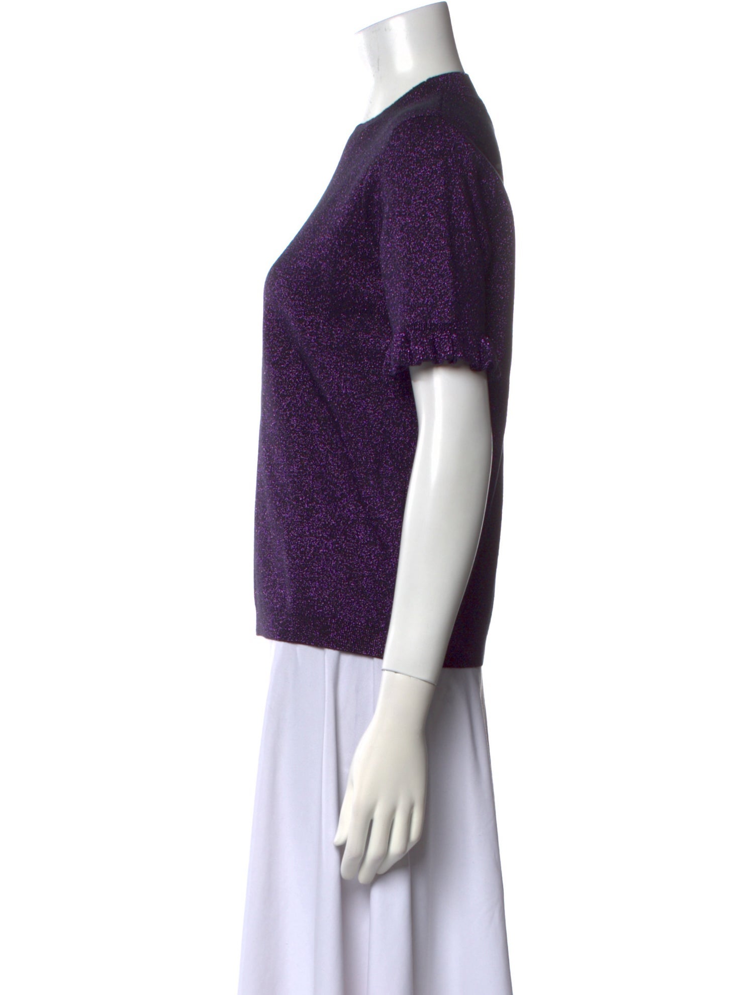 La Maille Sezane Crew Neck Short Sleeve Top w/ Tags