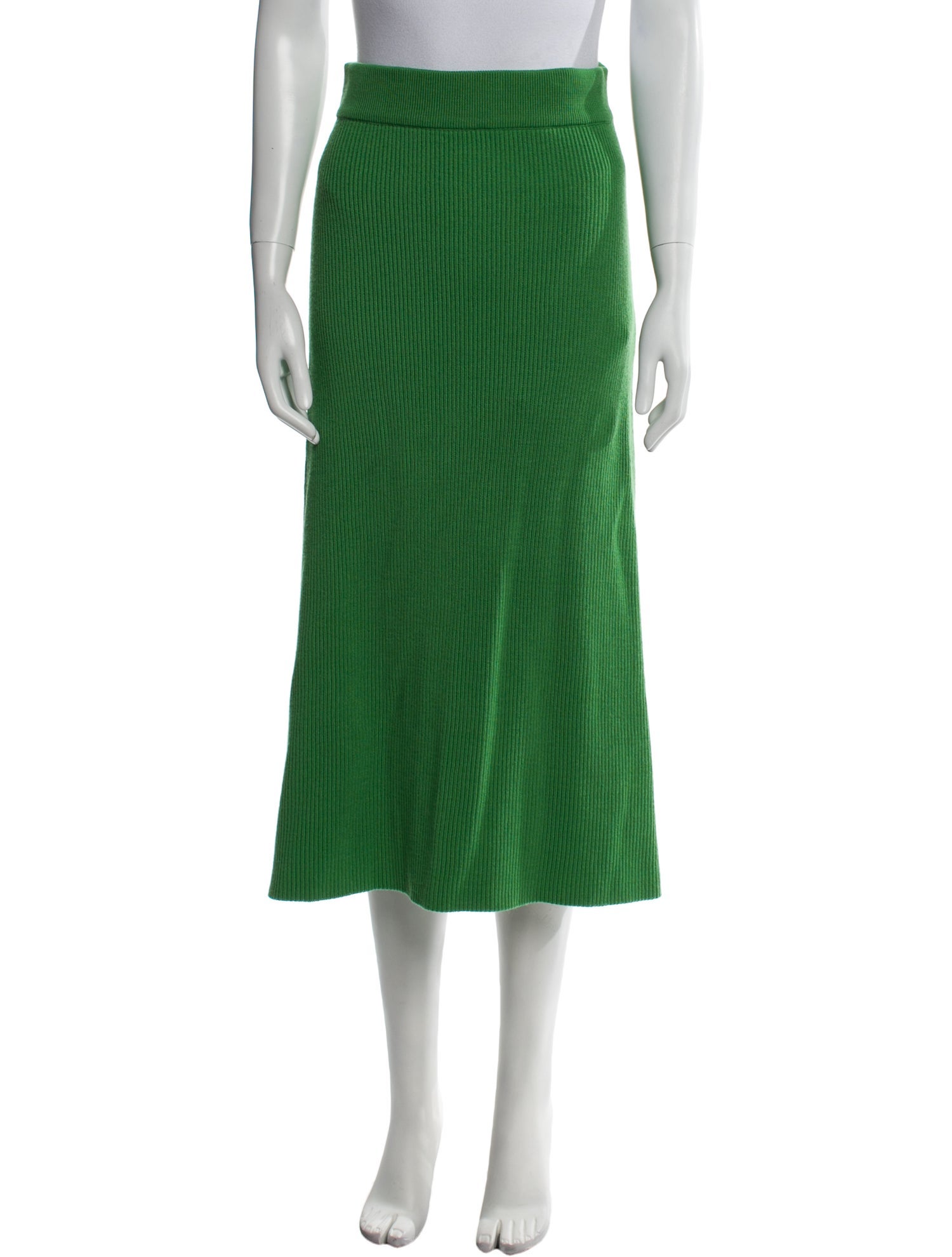 La Maille Sezane Midi Length Skirt