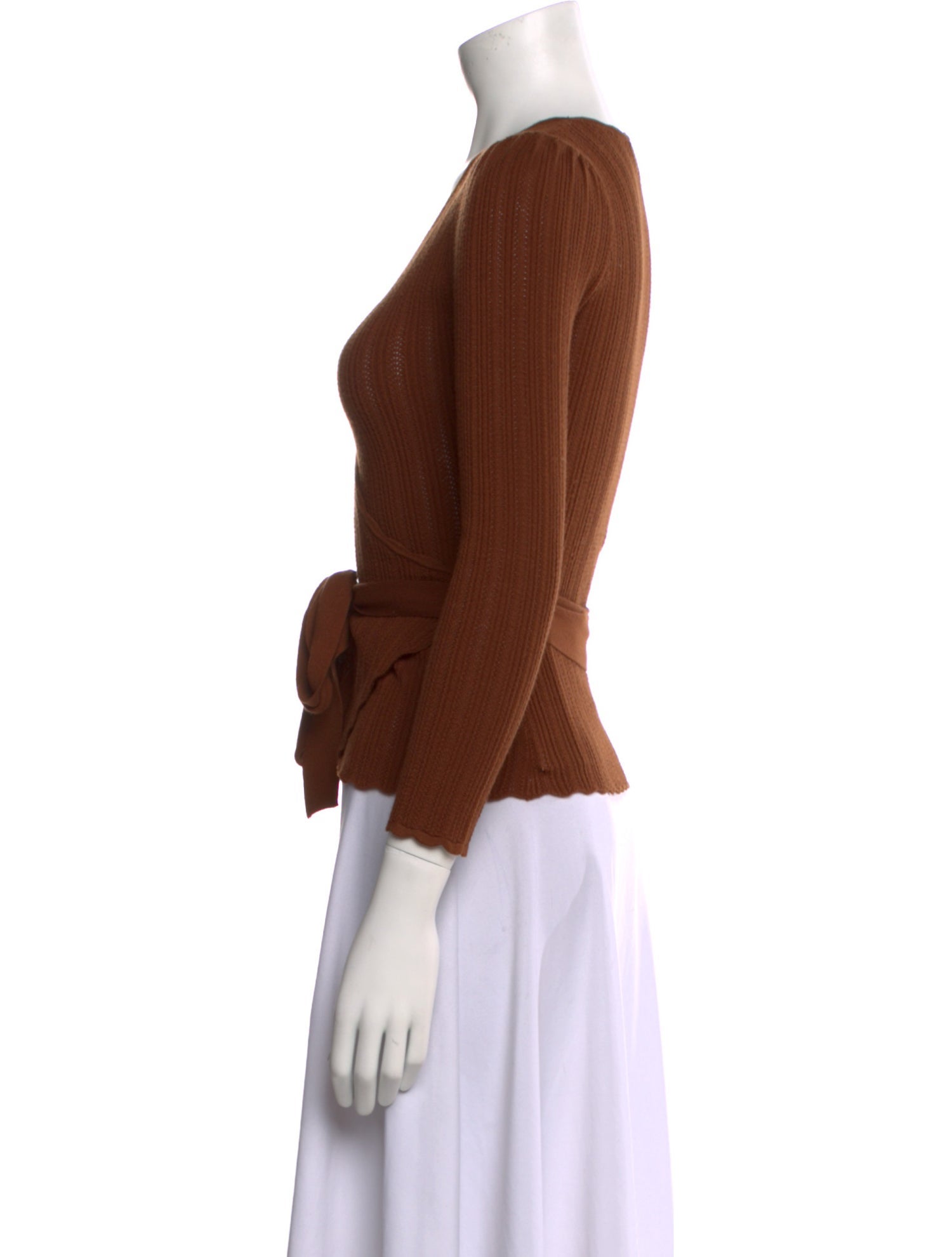 La Maille Sezane Merino Wool V-Neck Sweater