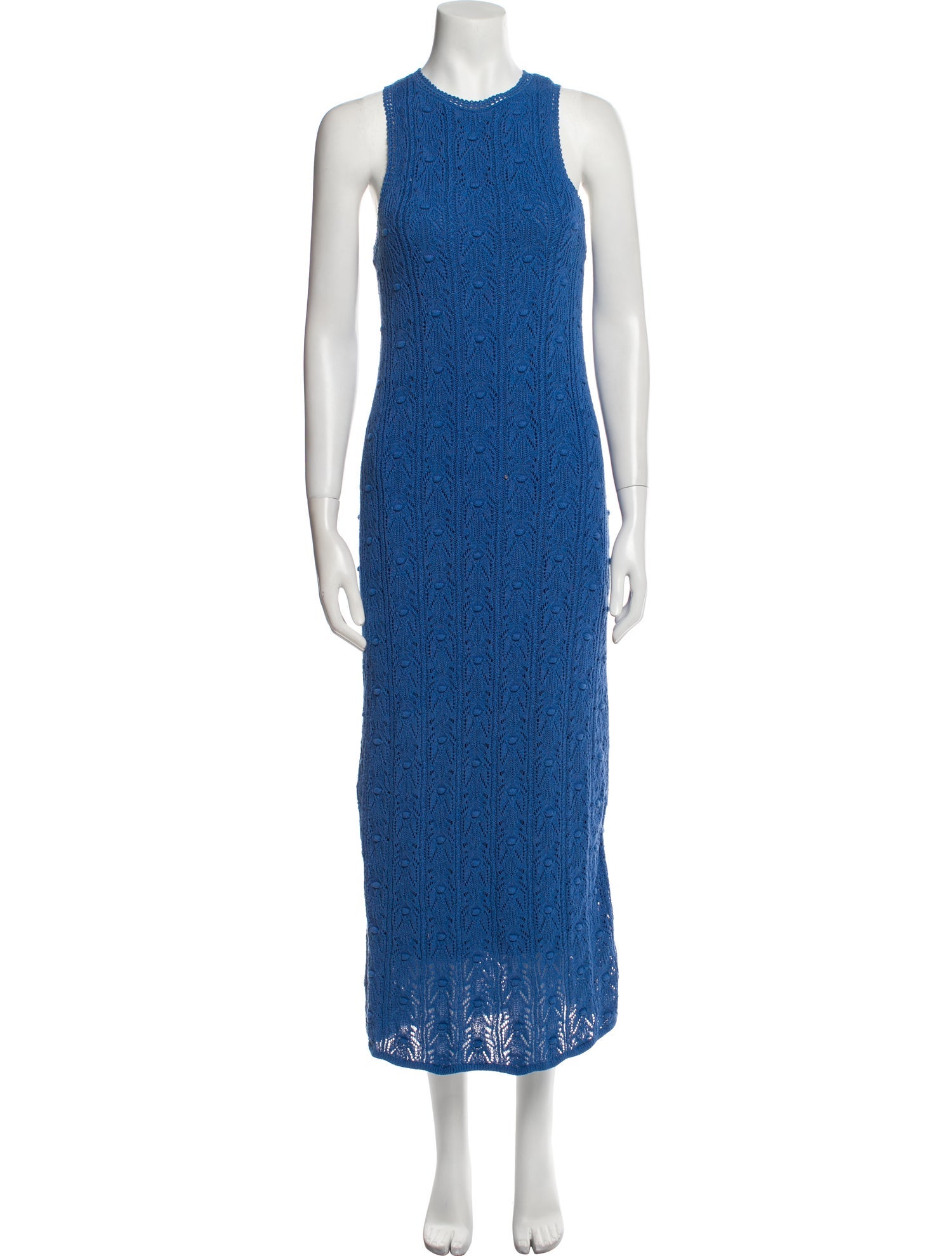 La Maille Sezane Crew Neck Long Dress