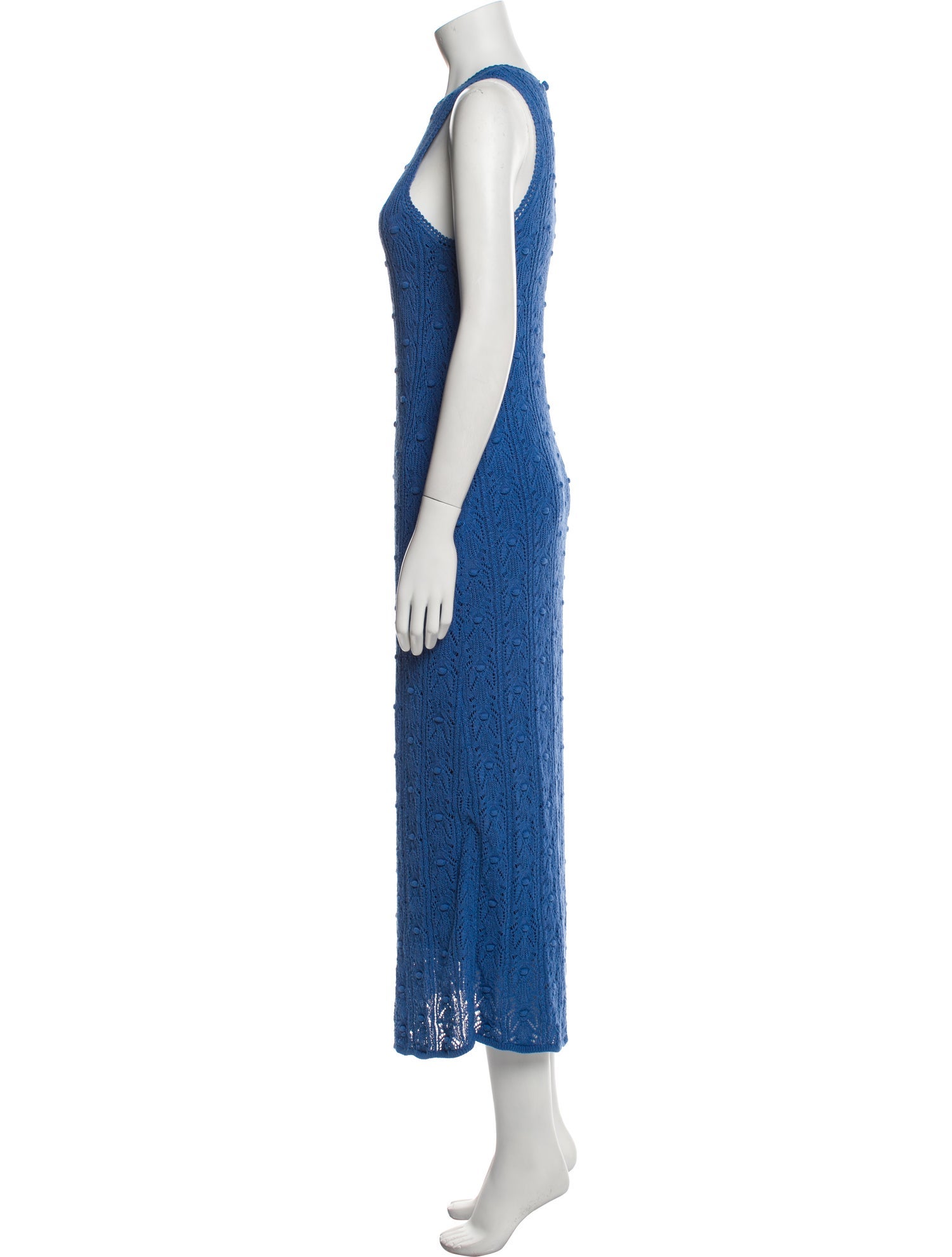 La Maille Sezane Crew Neck Long Dress
