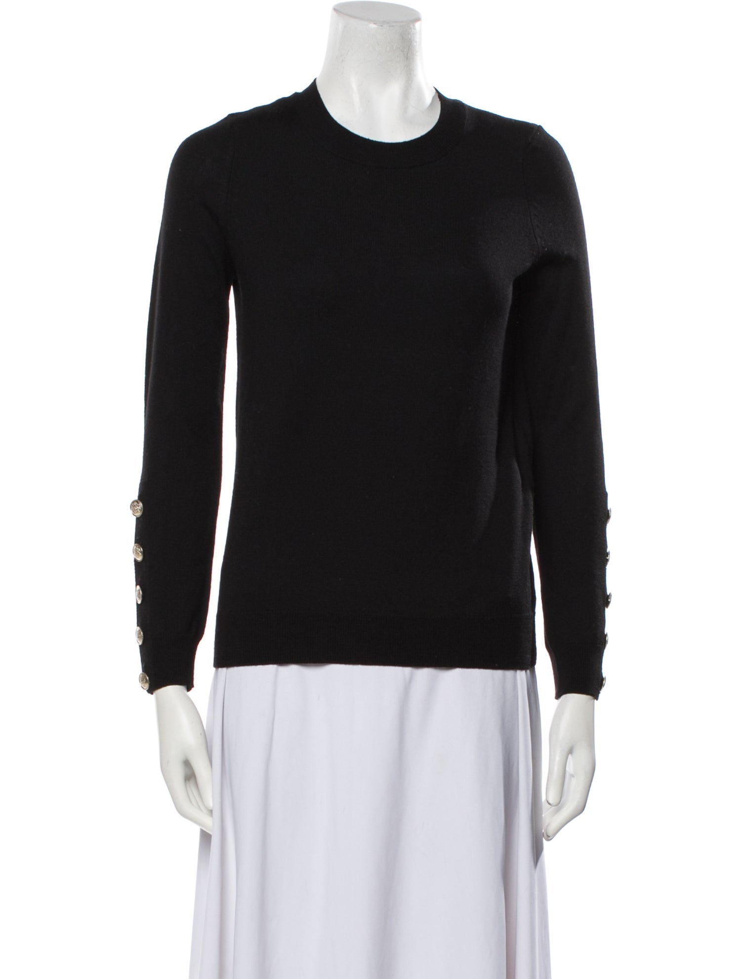 La Maille Sezane Merino Wool Crew Neck Sweater