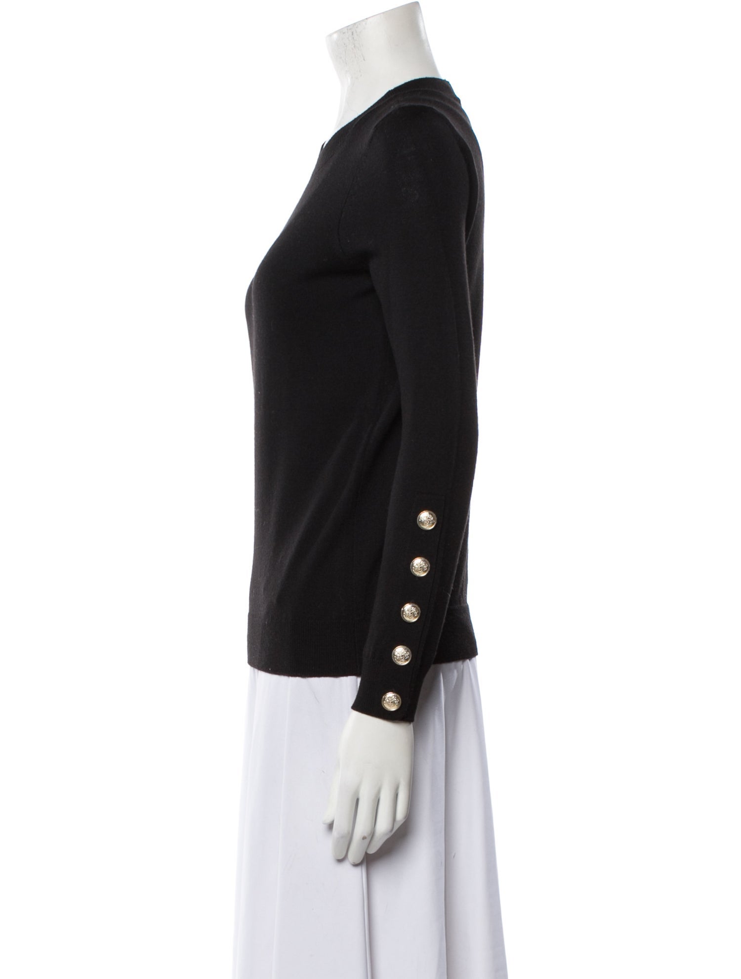 La Maille Sezane Merino Wool Crew Neck Sweater