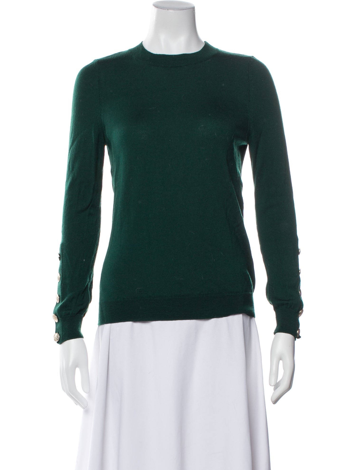La Maille Sezane Merino Wool Crew Neck Sweater
